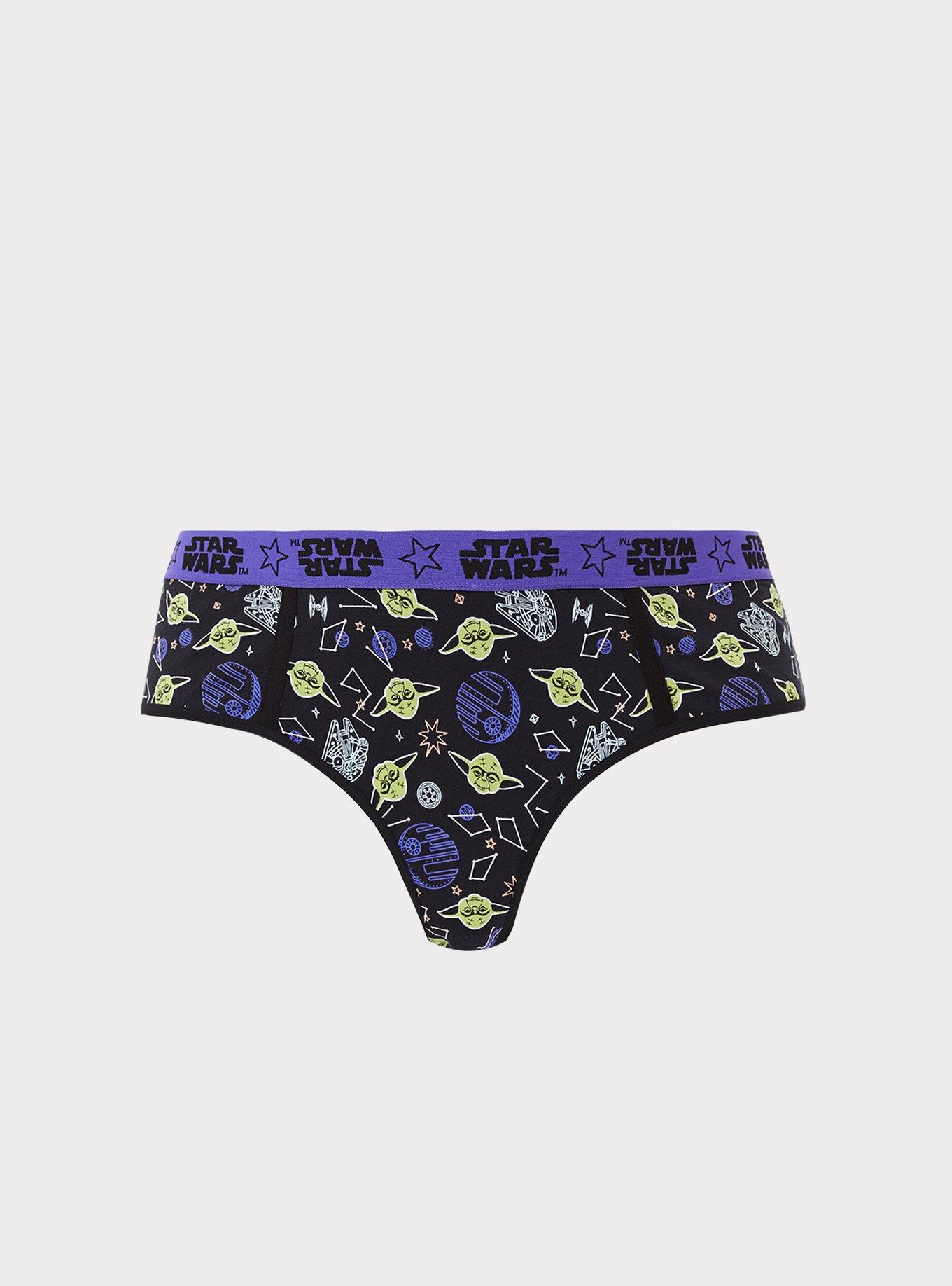Plus Size Star Wars Yoda Hipster Panty, , hi-res
