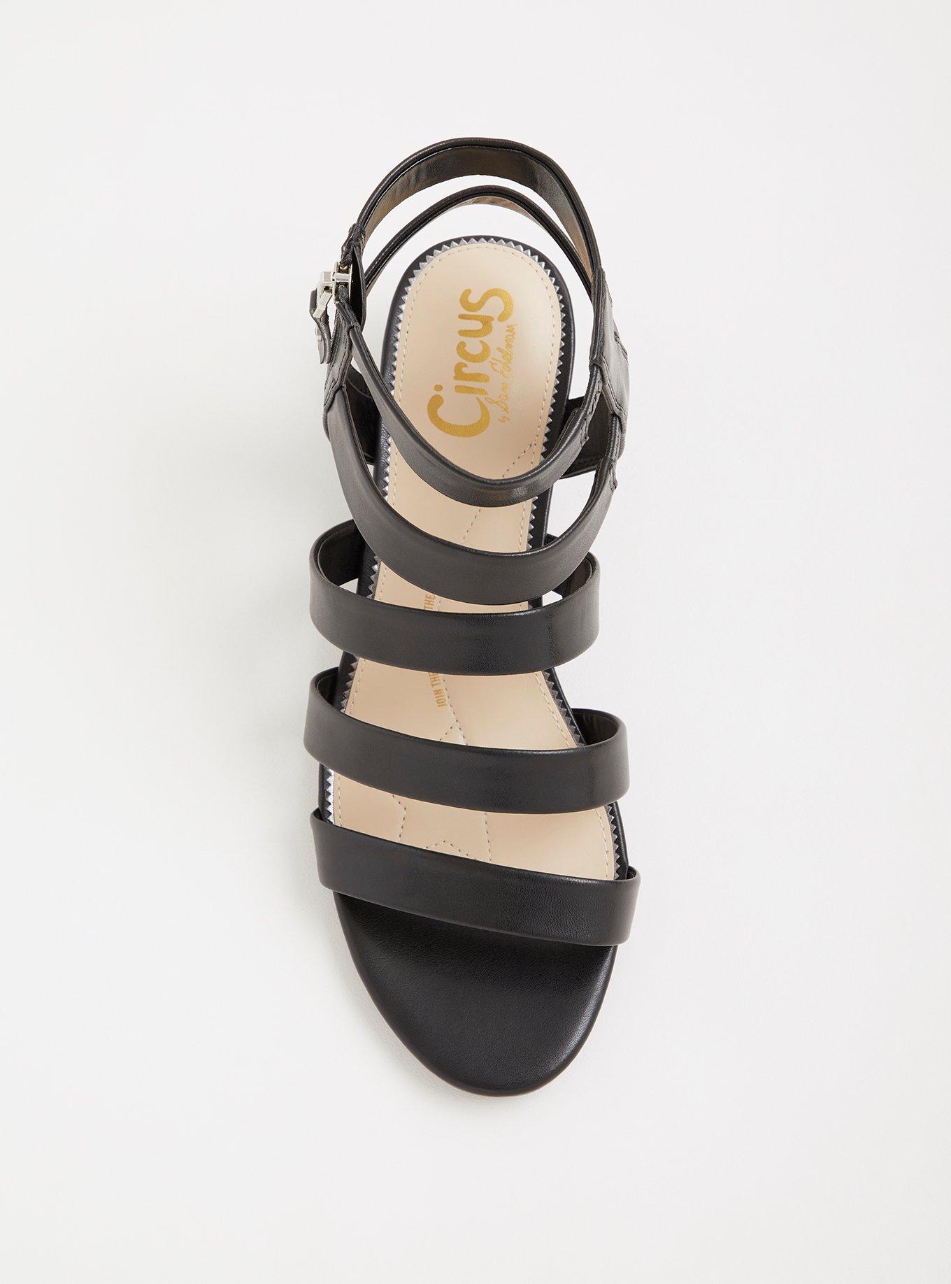 Circus By Sam Edelman Strappy Sandal (WW), BLACK, alternate