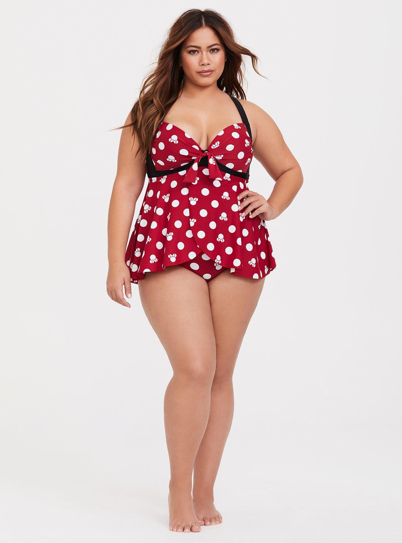 Torrid minnie mouse store bathing suit