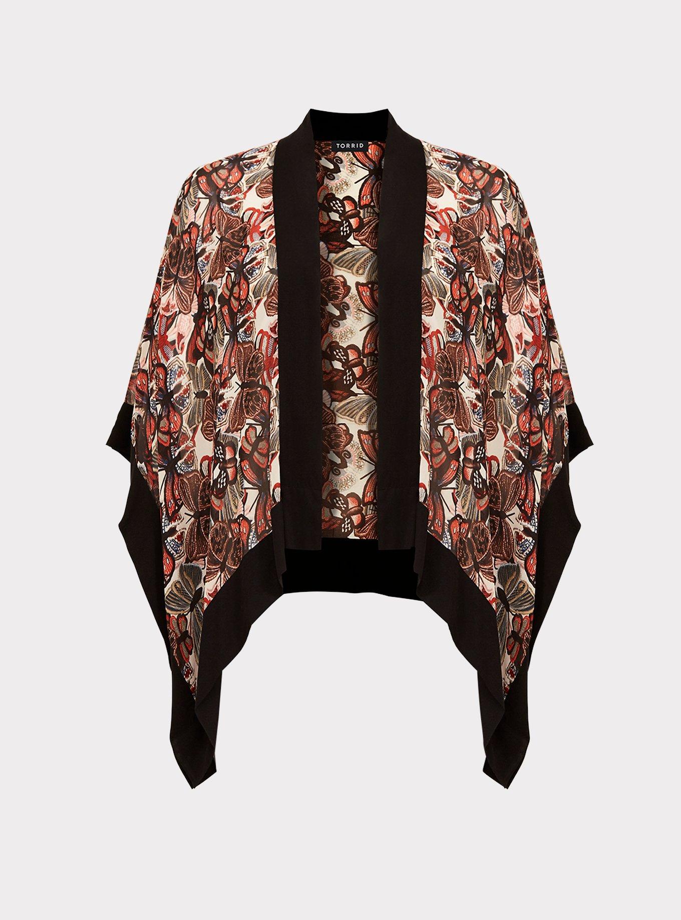 Plus Size - Butterfly Print Kimono - Torrid