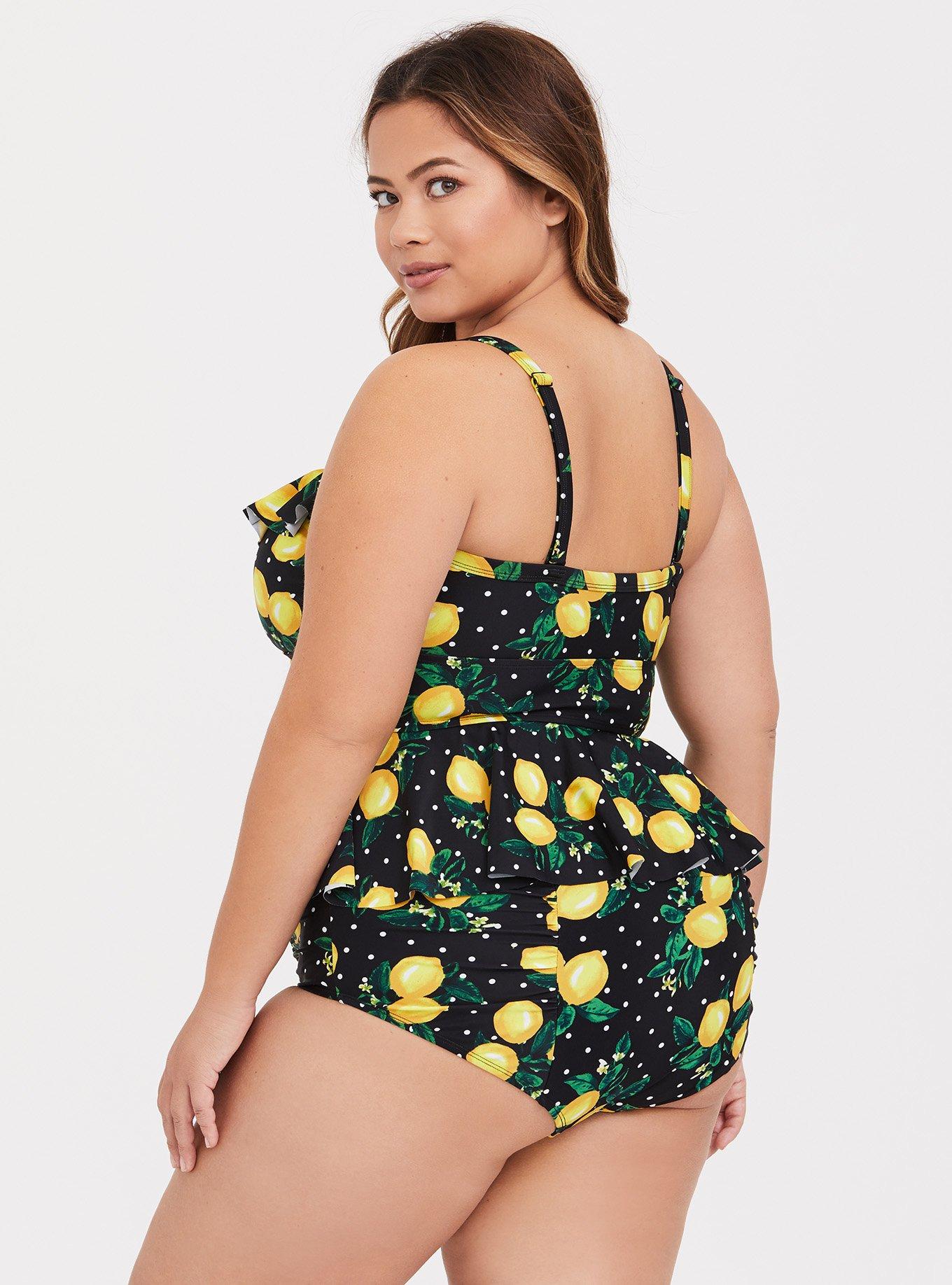 Torrid store lemon swimsuit