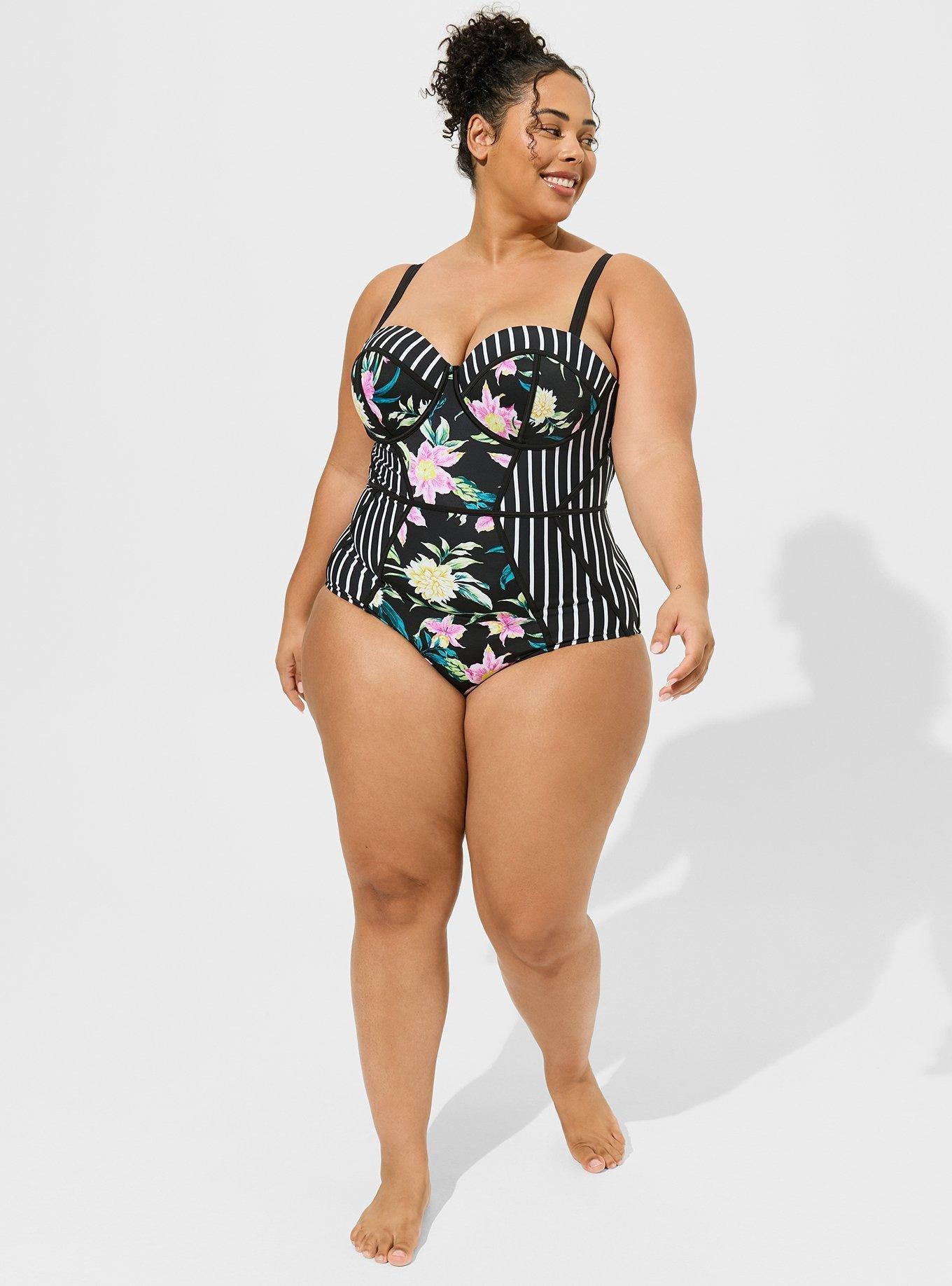 Swimsuits for Women Plus Size Swimsuis Full Body Swimsuit Women Sports Swimming  Costume 5 Pieces Bikini Set (Black 5X) : : Clothing, Shoes &  Accessories