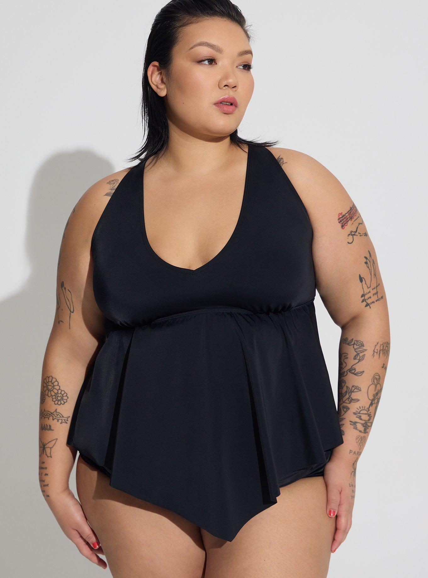 Wireless V-Neck Tankini