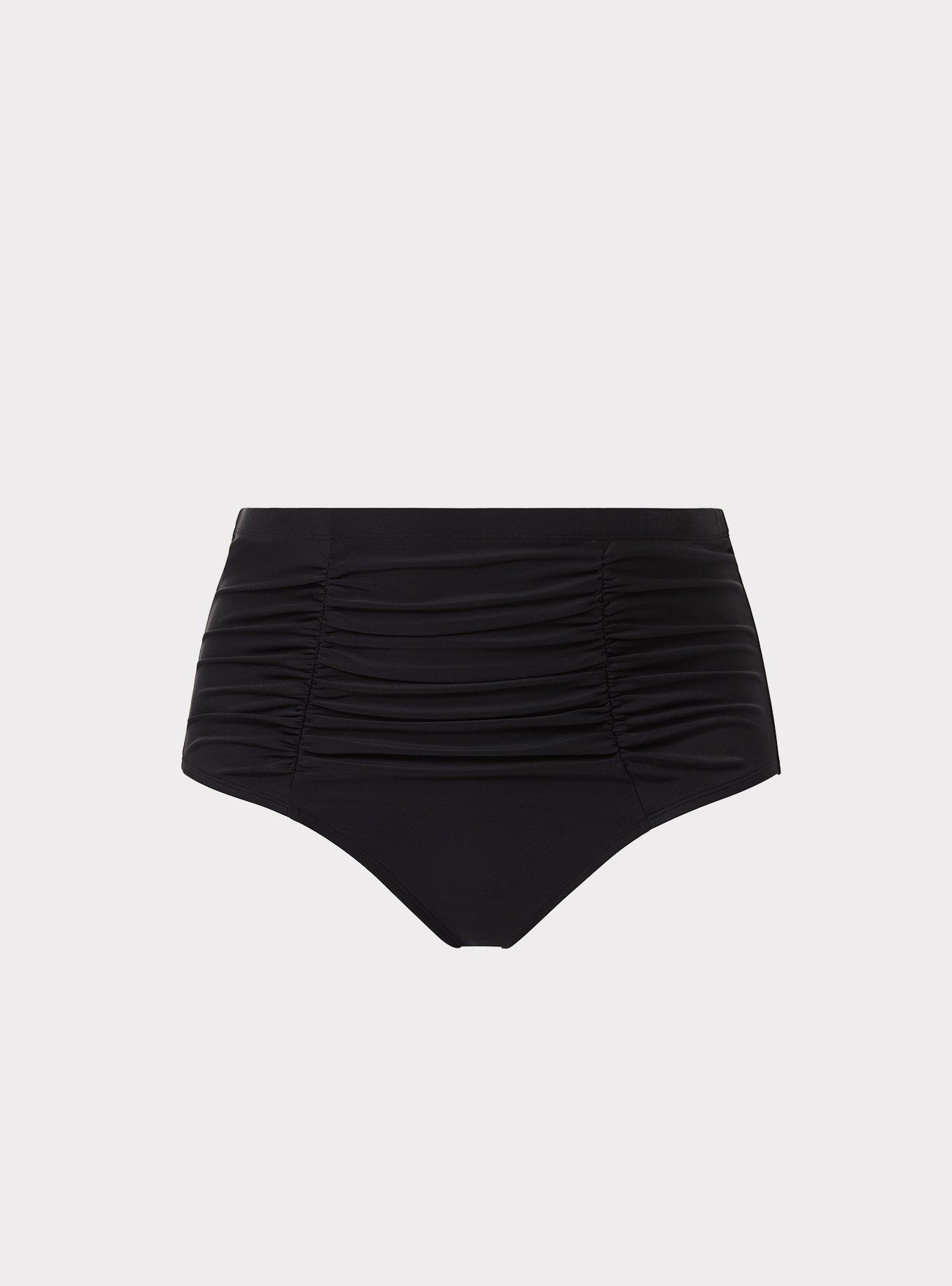 Black Ultra High Waisted Swim BOTTOMS *Plus Size Included *Final Sale*