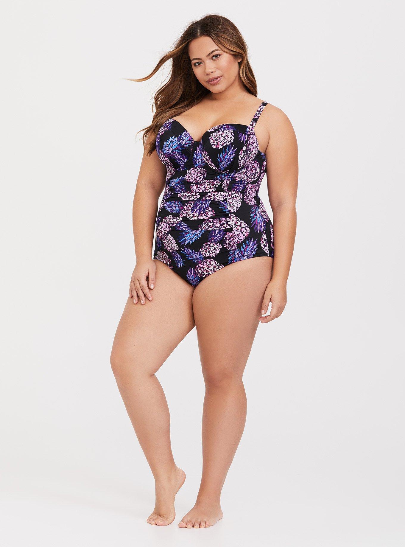 Torrid store pineapple swimsuit