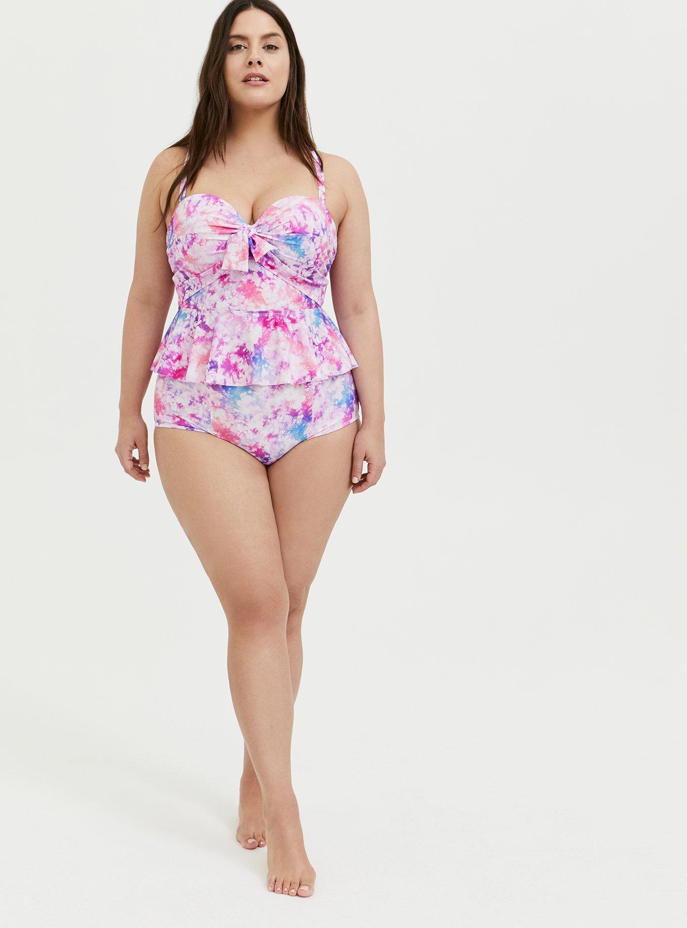 Torrid tie store dye swimsuit