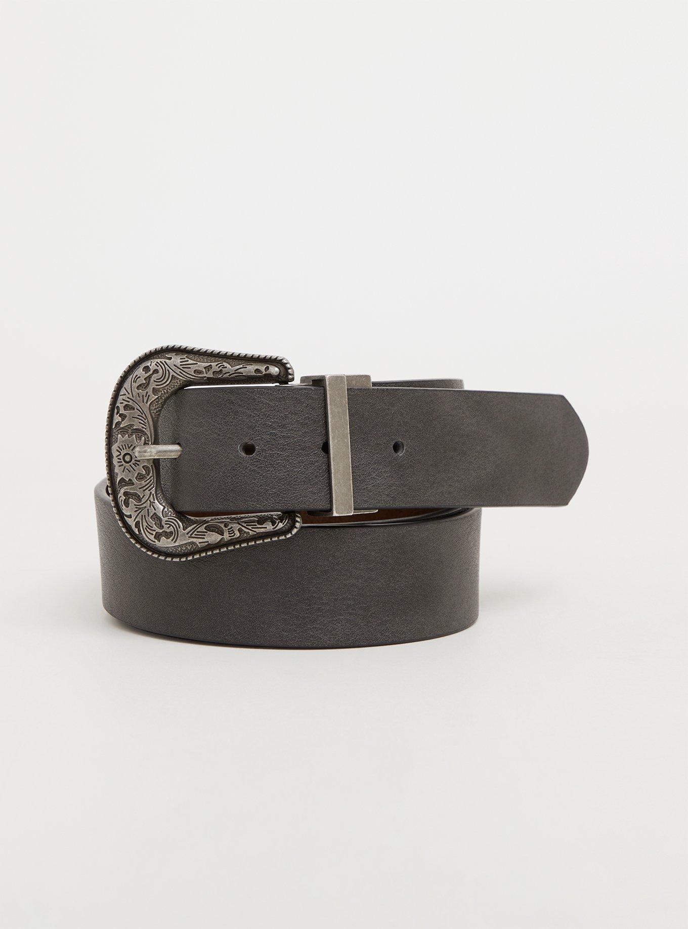 Plus Size Reversible Western Belt, , hi-res