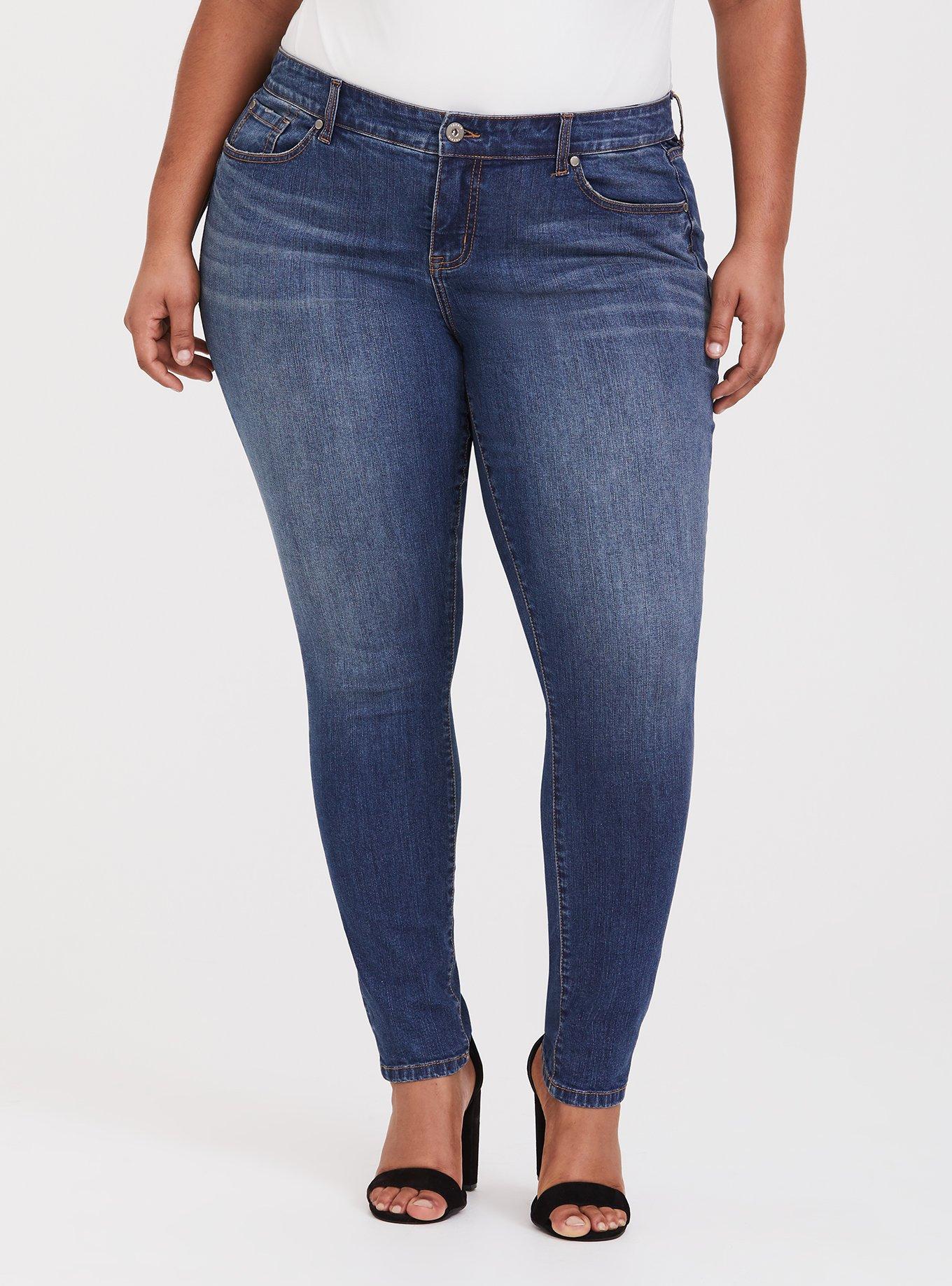 MY FAVE EVERYDAY DENIM JEGGINGS PANTS 1X 2X 3X IN MEDIUM BLUE – Life is  Chic Boutique