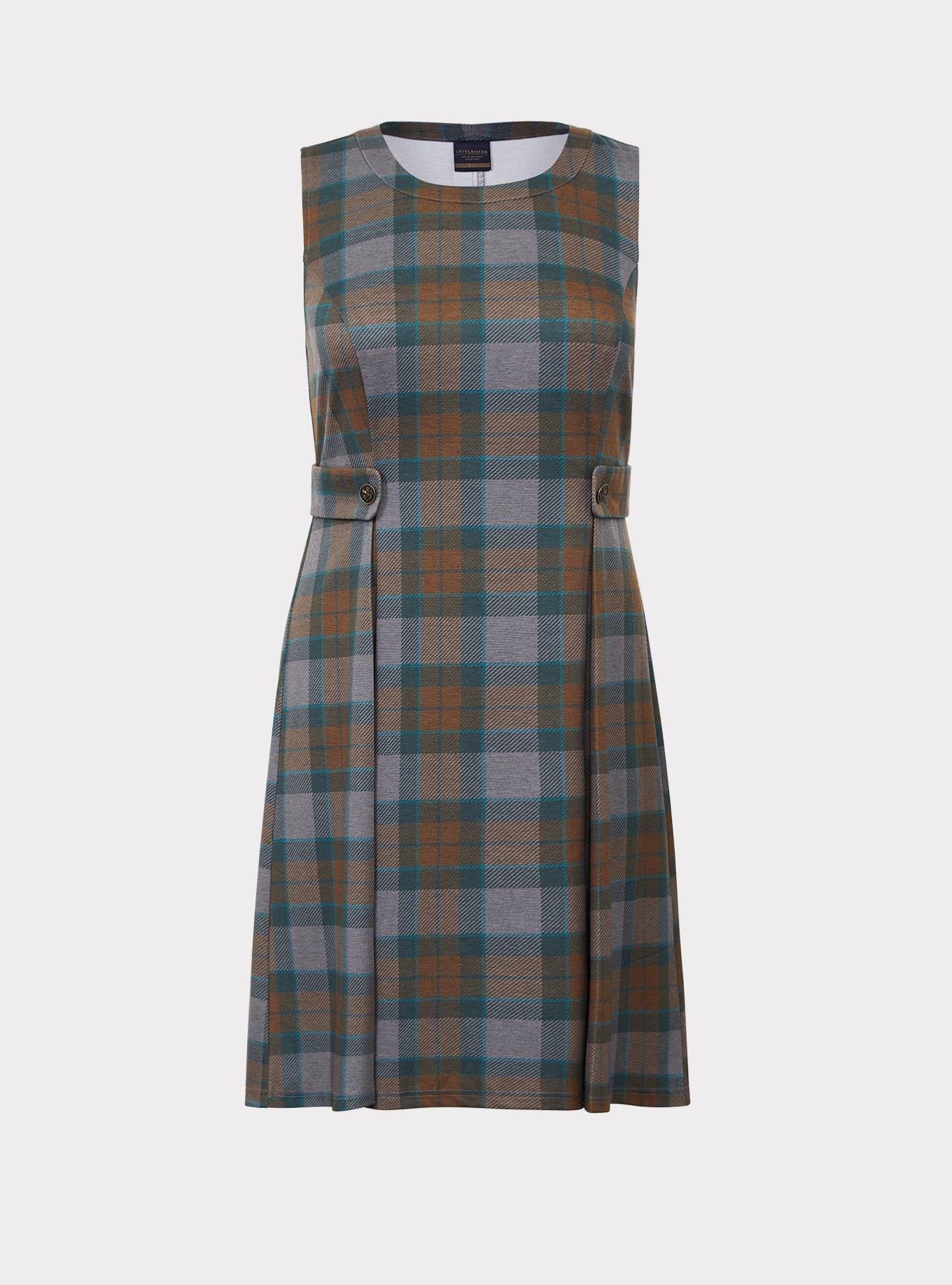 Plus Size - Outlander Mackenzie Plaid Skater Dress - Torrid