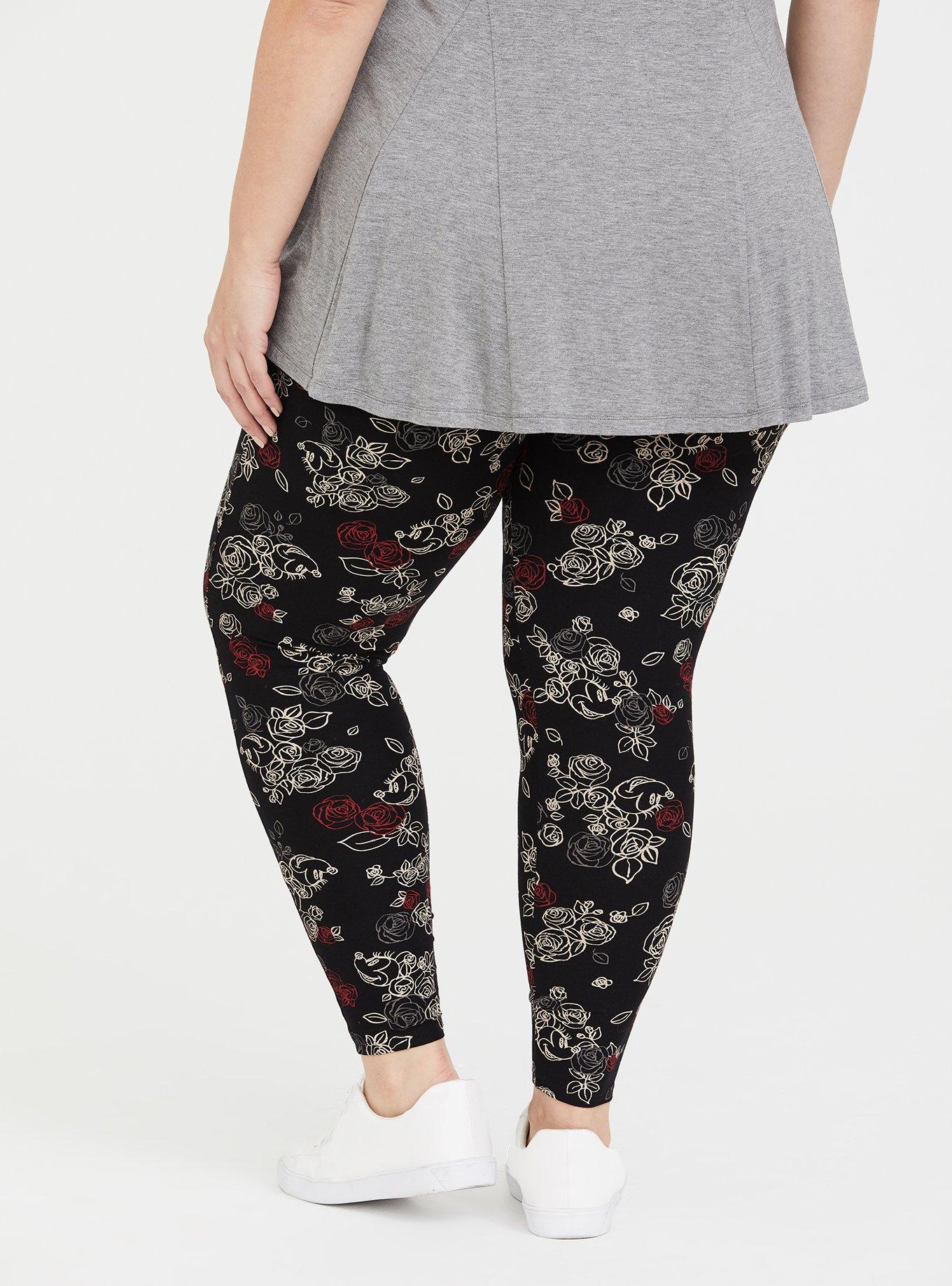 Disney Minnie Mouse Sketch Legging, BLACK, alternate