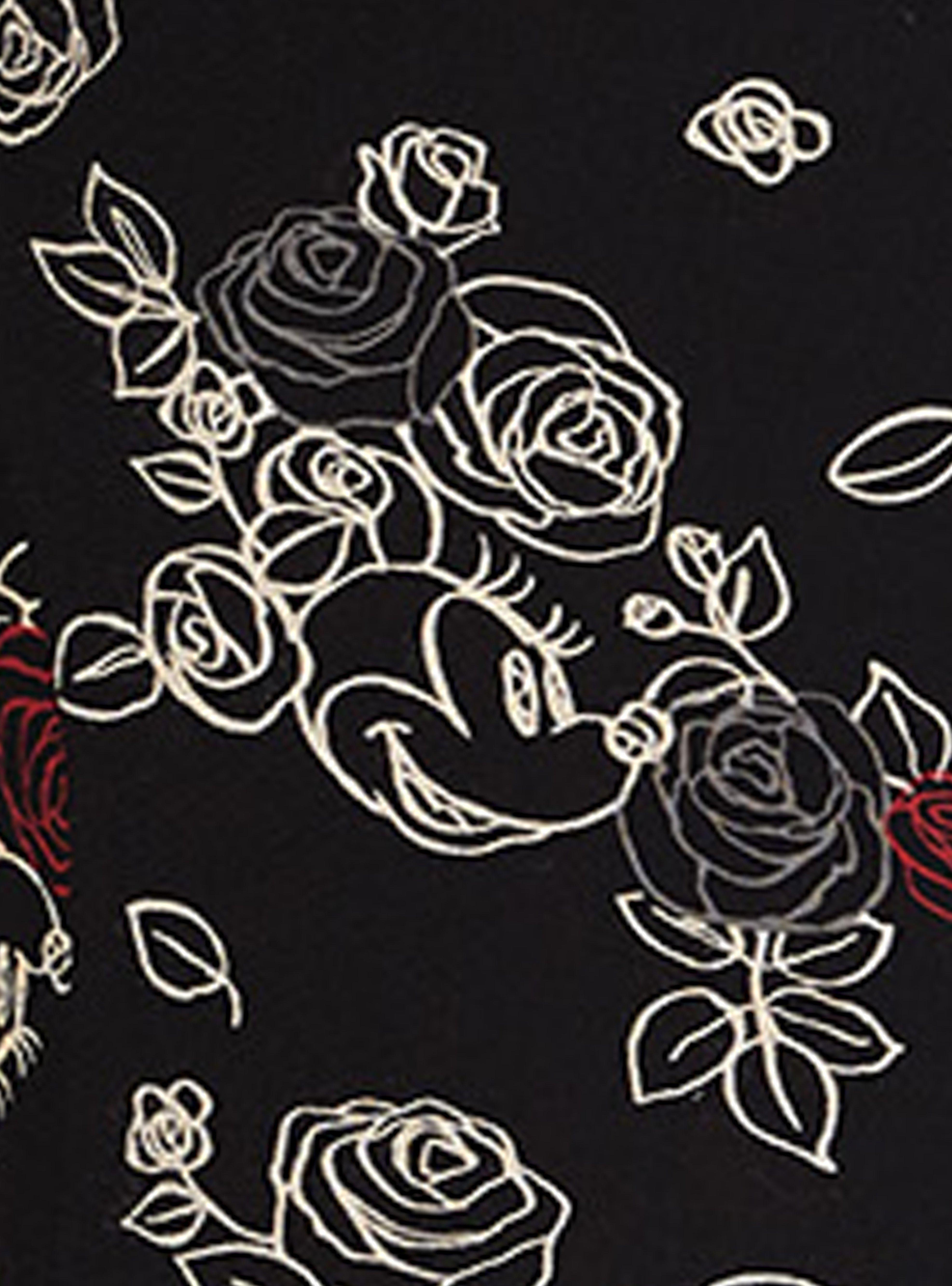 Disney Minnie Mouse Sketch Legging, BLACK, alternate