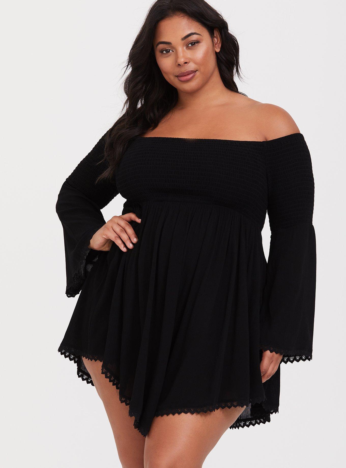 Plus size store swimsuit coverups torrid