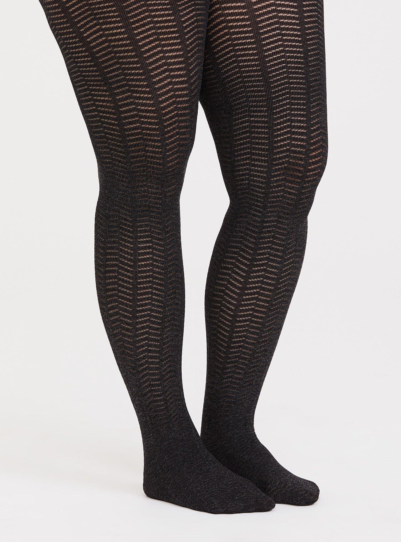 Plus Size - Vertical Pattern Tights - Torrid