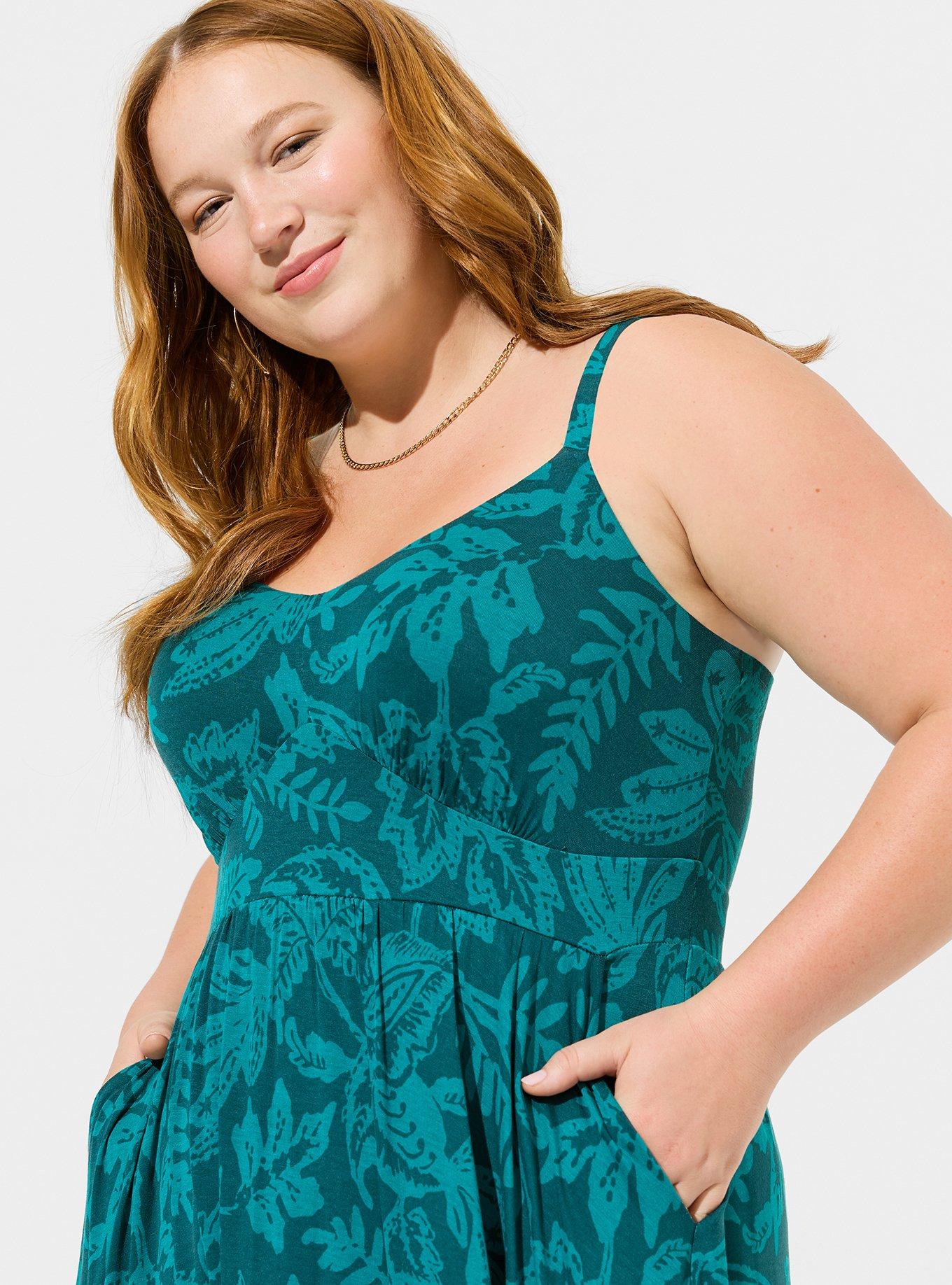 Plus Size - Maxi Super Soft Tiered Dress - Torrid