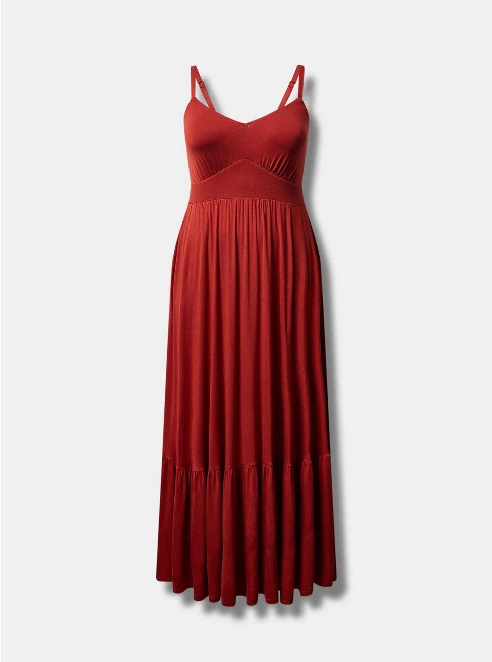 Maxi Super Soft Tiered Dress, BOSSA NOVA, hi-res
