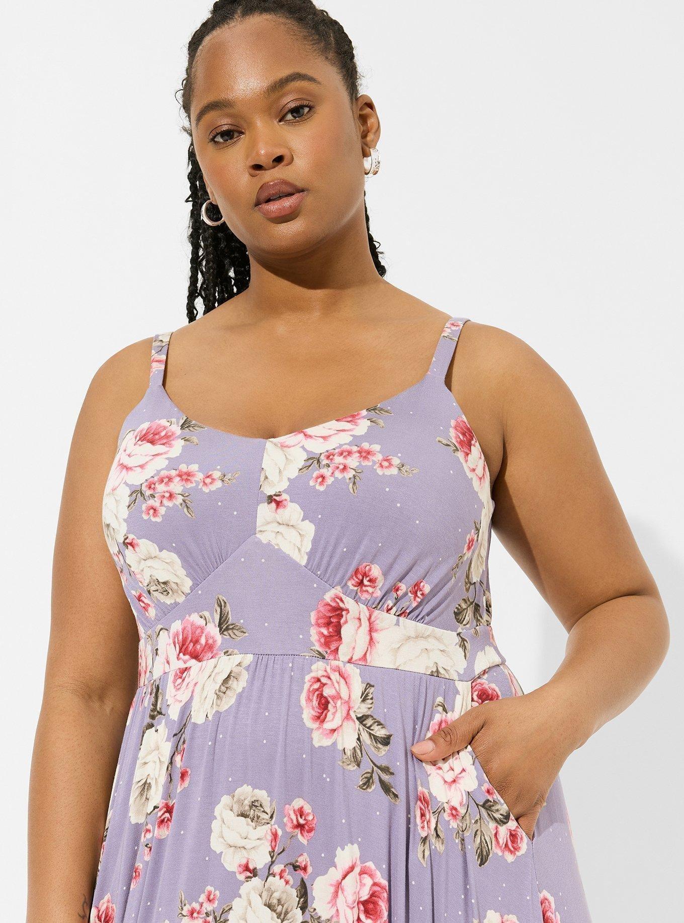 Plus Size - Maxi Super Soft Tiered Dress - Torrid