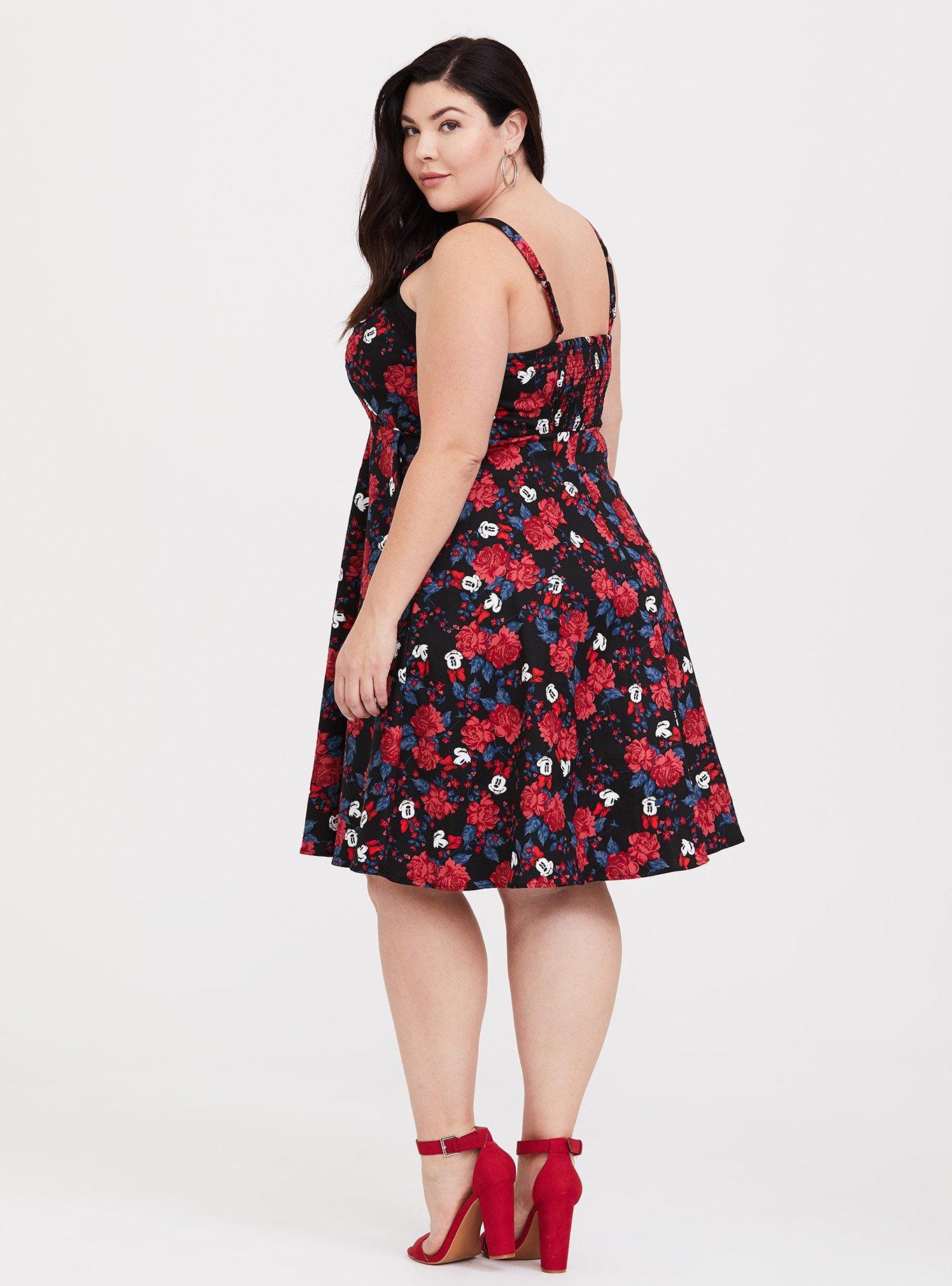 Plus Size - Disney Minnie Mouse Floral Dress - Torrid