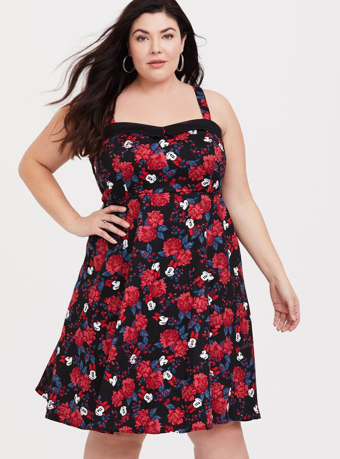 Plus Size - Disney Minnie Mouse Floral Dress - Torrid