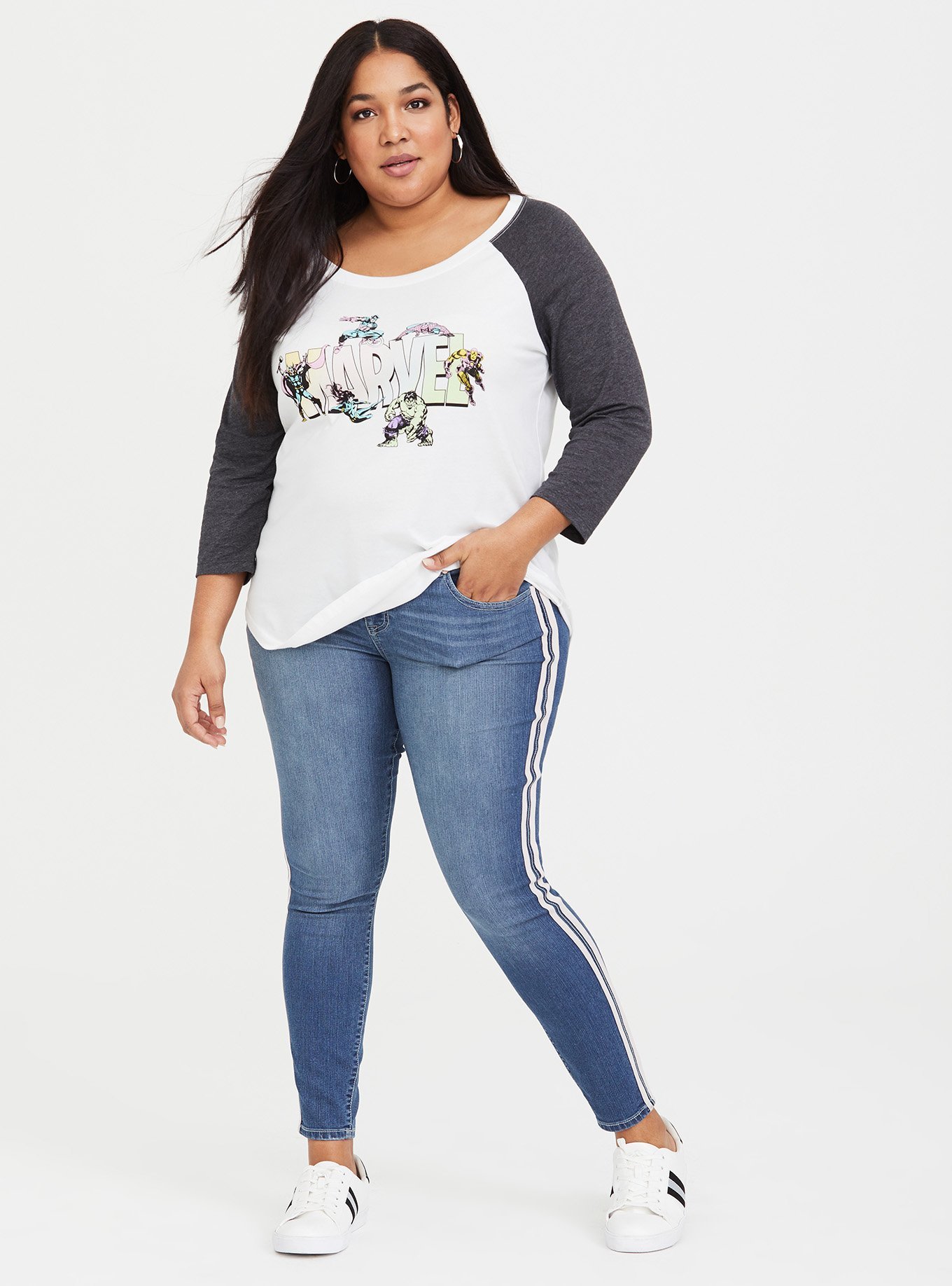 Plus Size - Marvel Raglan Tee - Torrid