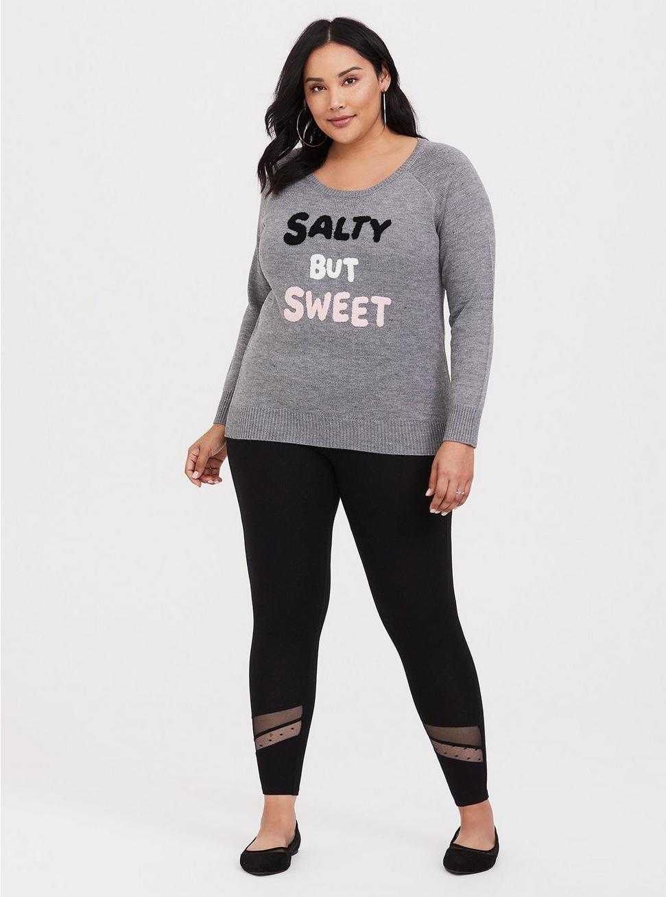 Plus Size - Grey Salty But Sweet Sweatshirt - Torrid