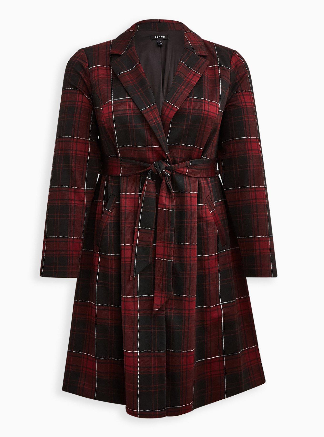 Torrid red outlet coat