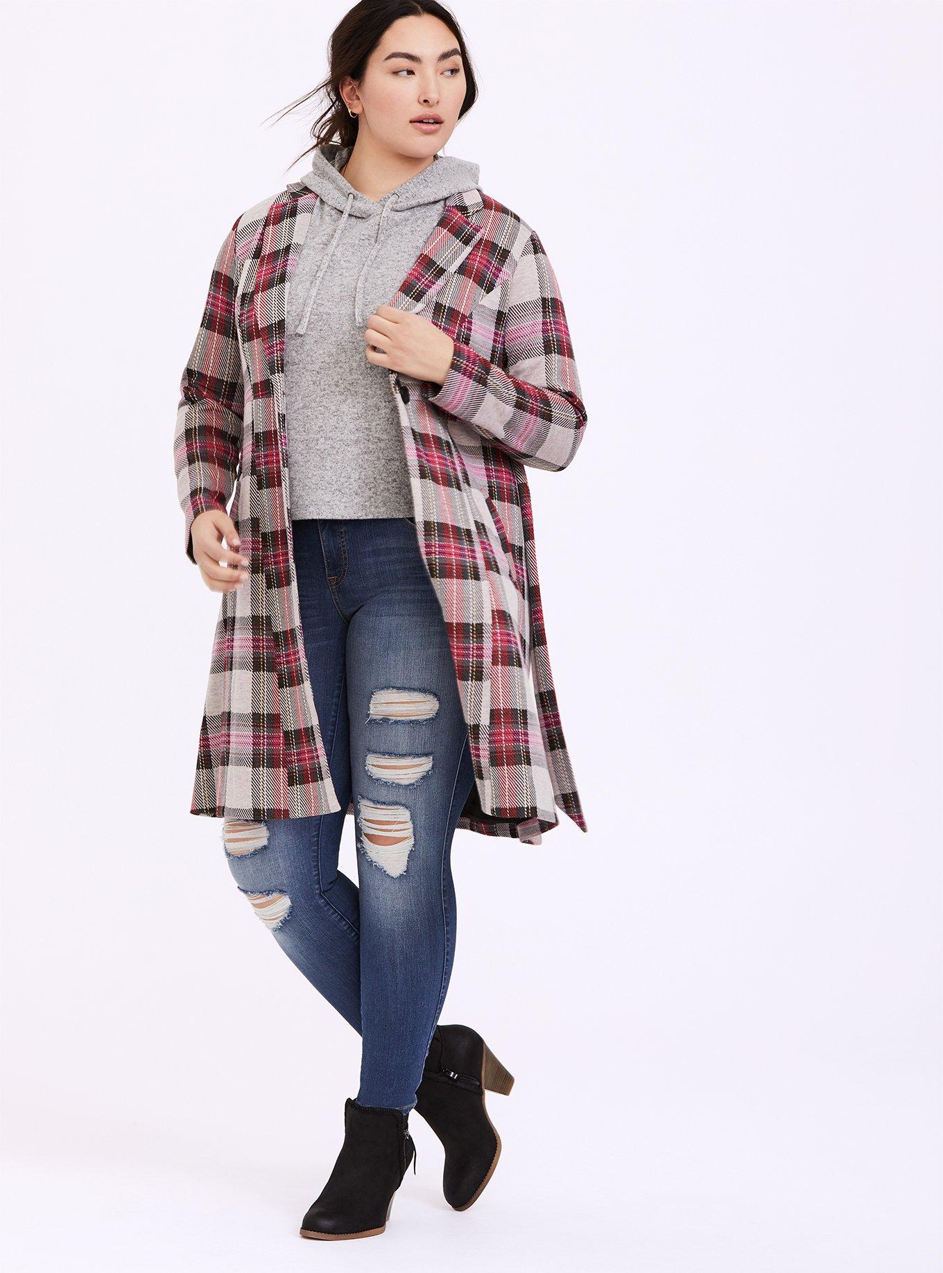 torrid plaid jacket