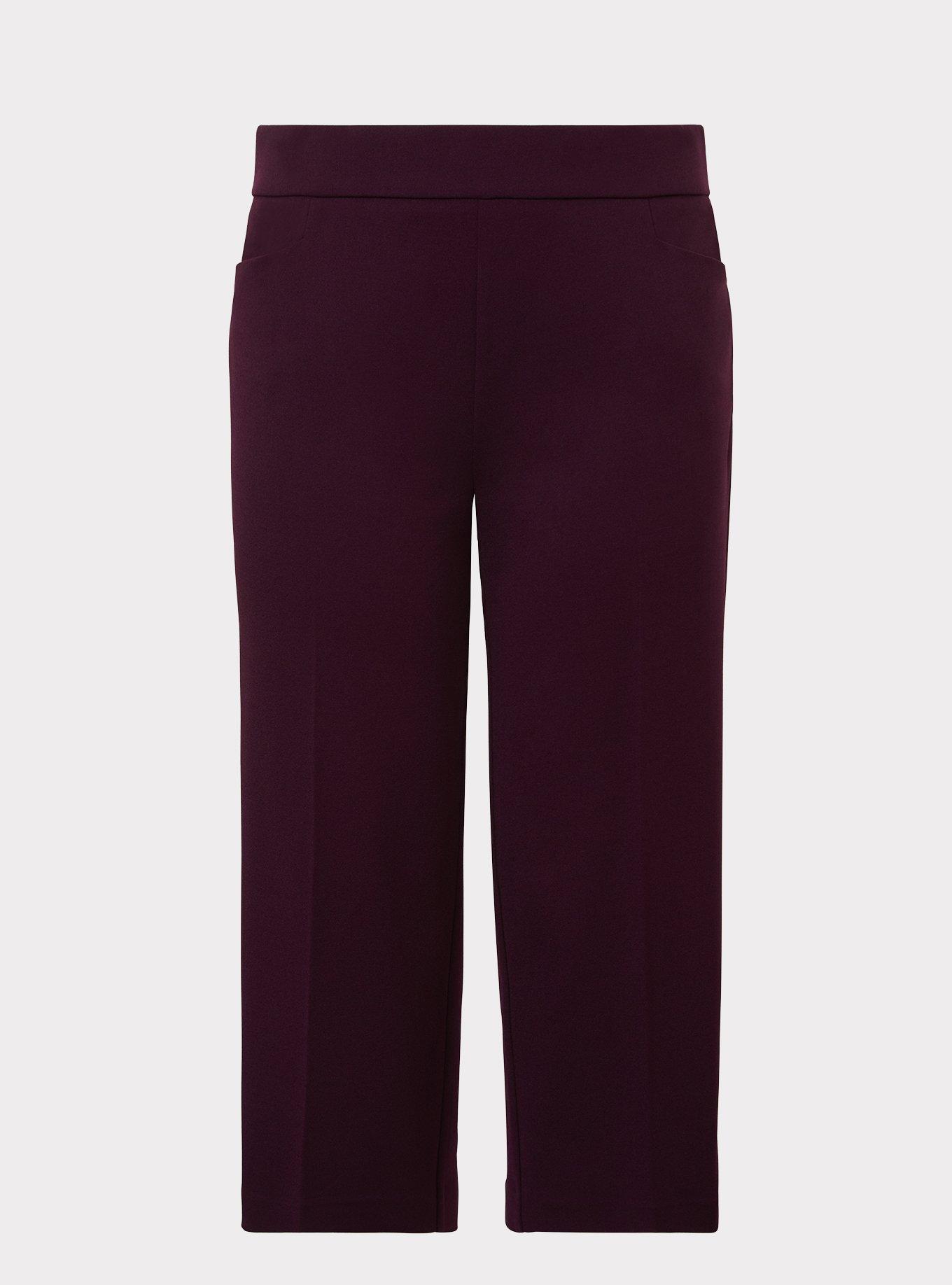 Plus Size - Purple Culotte Pant - Torrid
