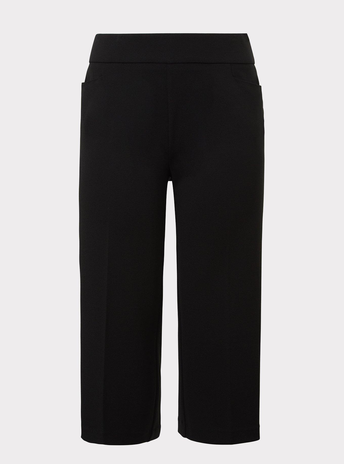 Black Culotte Pant, , hi-res