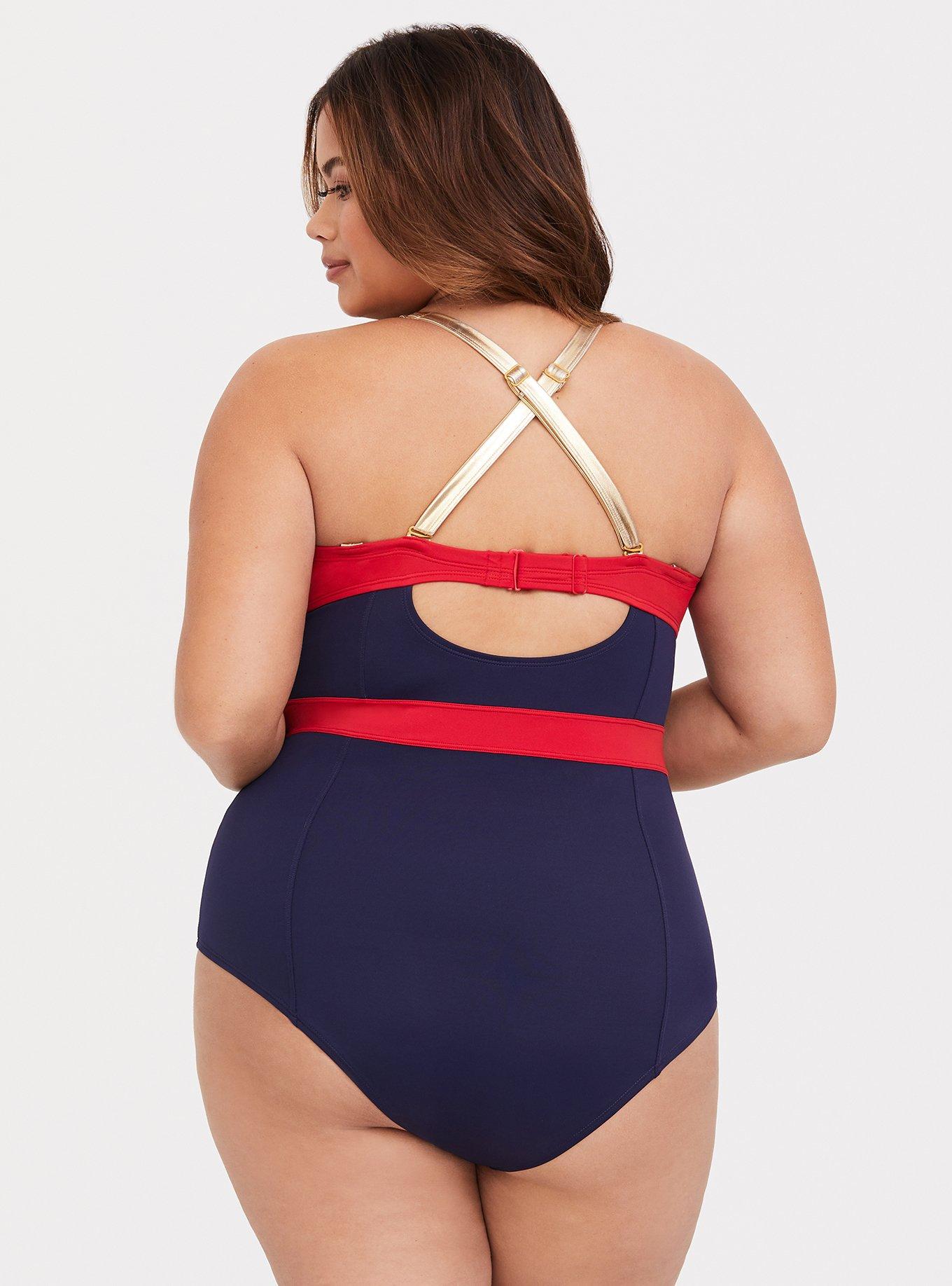 Her Universe DC Comics Wonder Woman Swimsuit Plus Size