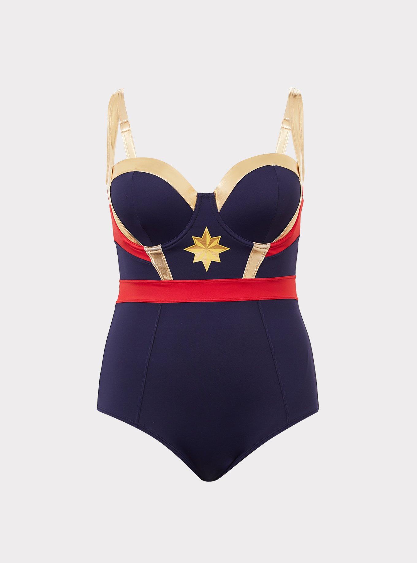 Swimsuits For All Women's Plus Size Captain Underwire Bikini Top