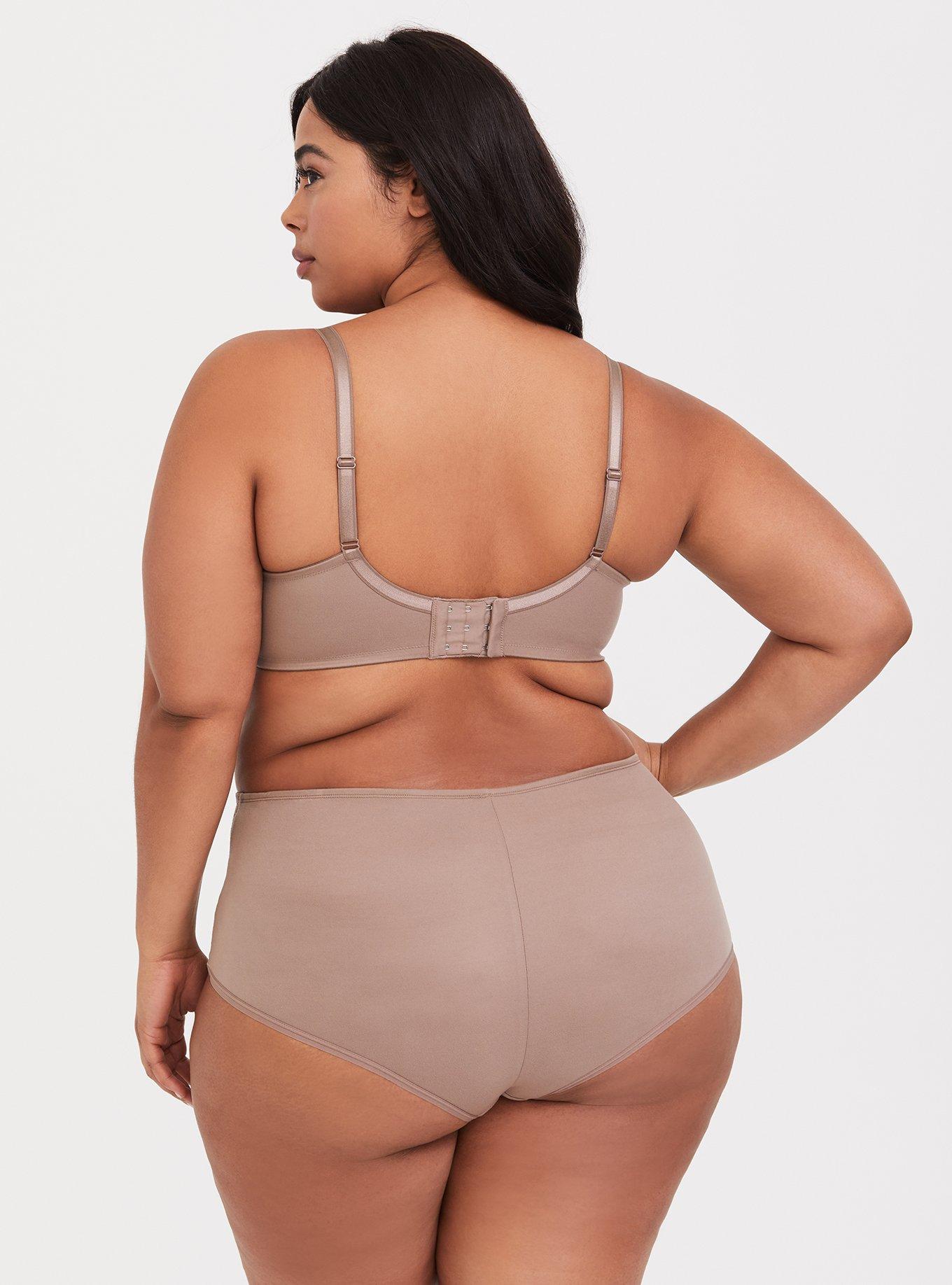 Torrid Curve Body&trade; Taupe Lightly Lined T-Shirt Bra, TAUPE, alternate