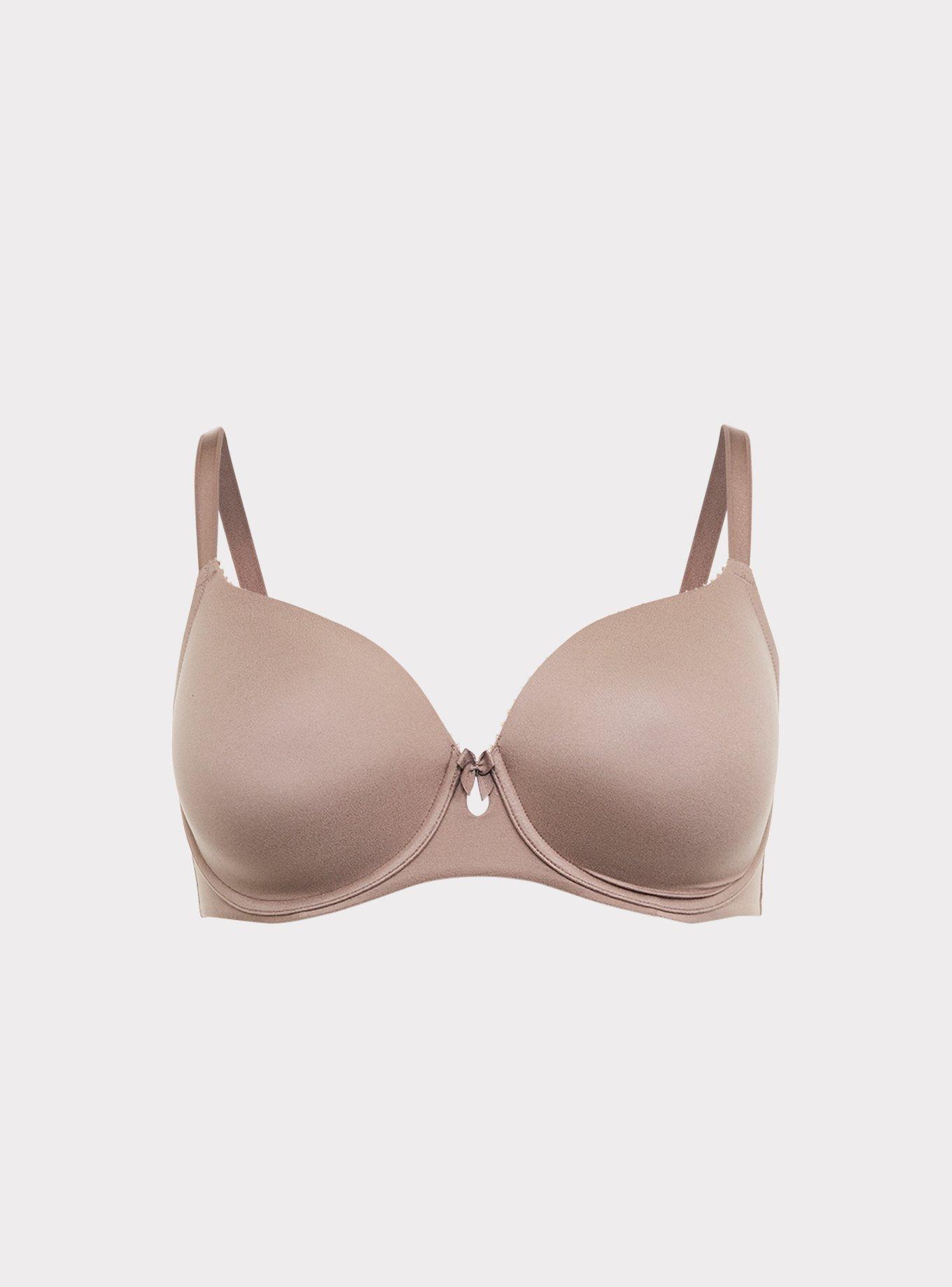 Torrid Curve Body&trade; Taupe Lightly Lined T-Shirt Bra, TAUPE, hi-res