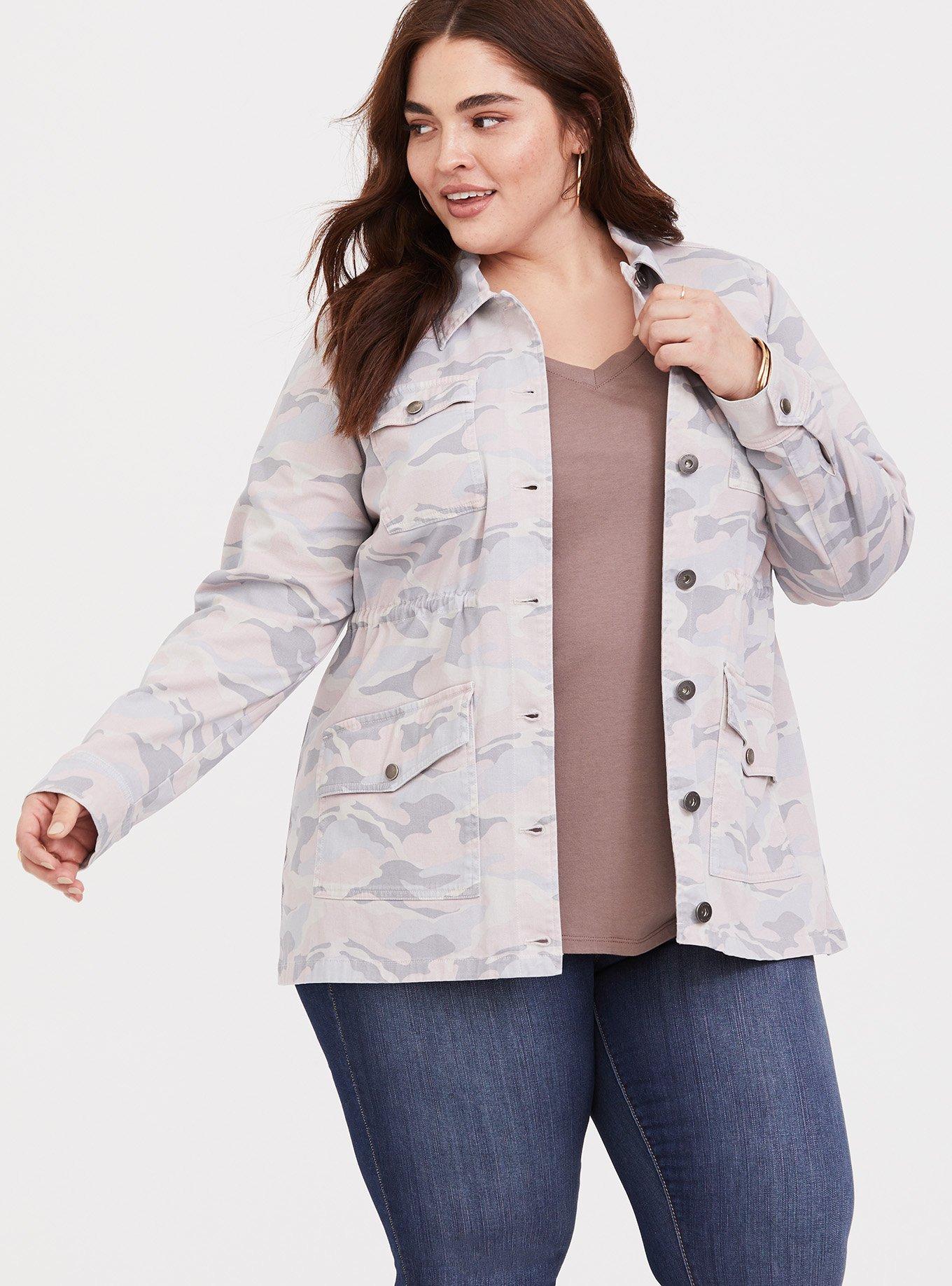 Torrid shop camo jacket