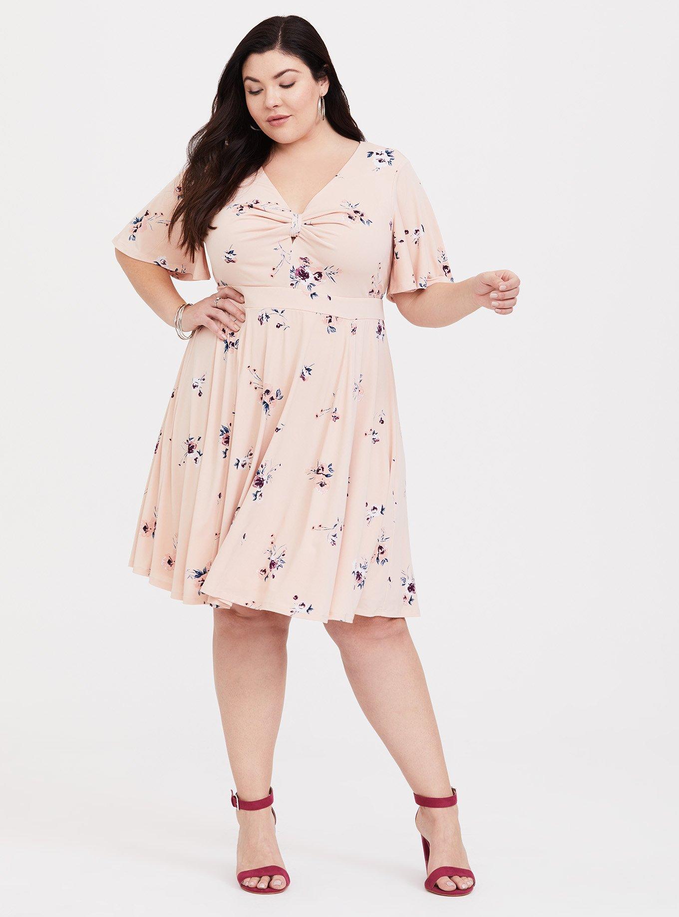 Torrid blush pink on sale dress