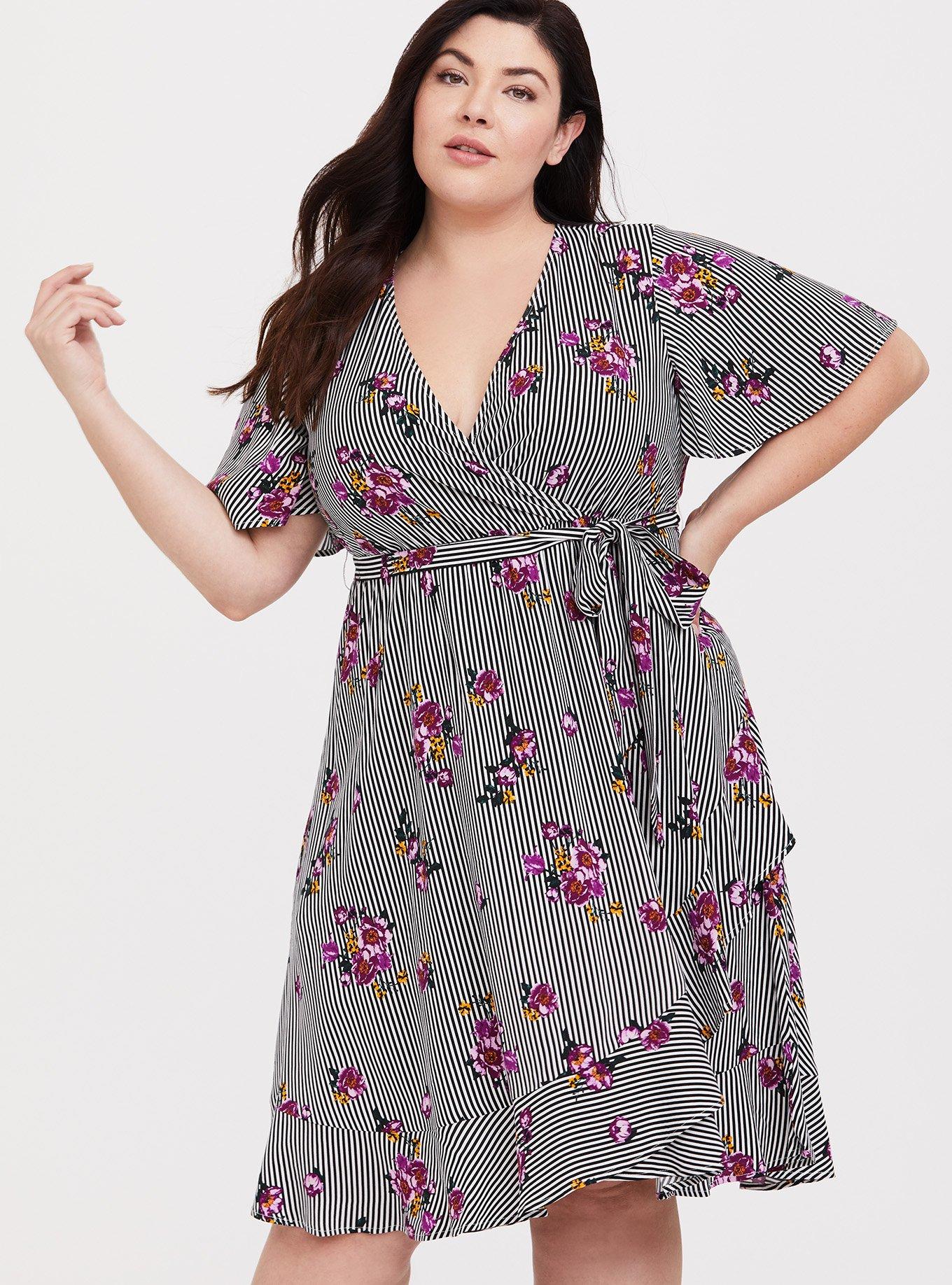 Torrid wrap outlet dress