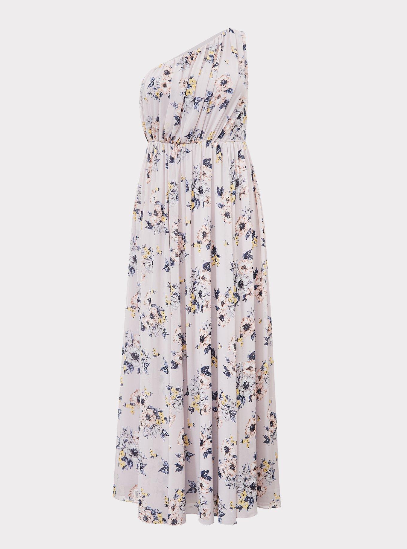 grey floral chiffon dress 1930S Grey Black Silk Chiffon Floral Dress