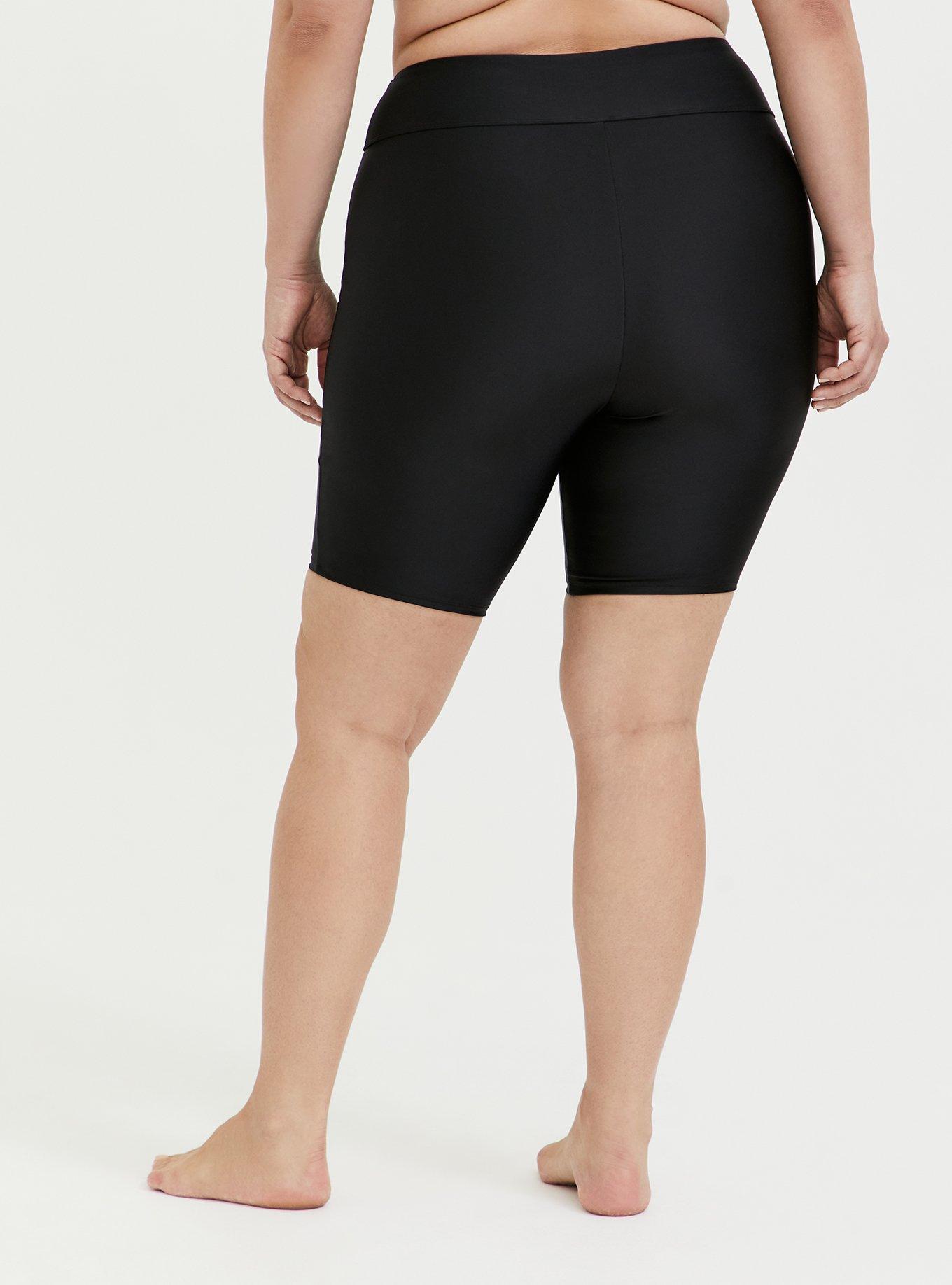 Plus Size Long Swim Bike Shorts for Great Coverage in Sizes 1X-6X