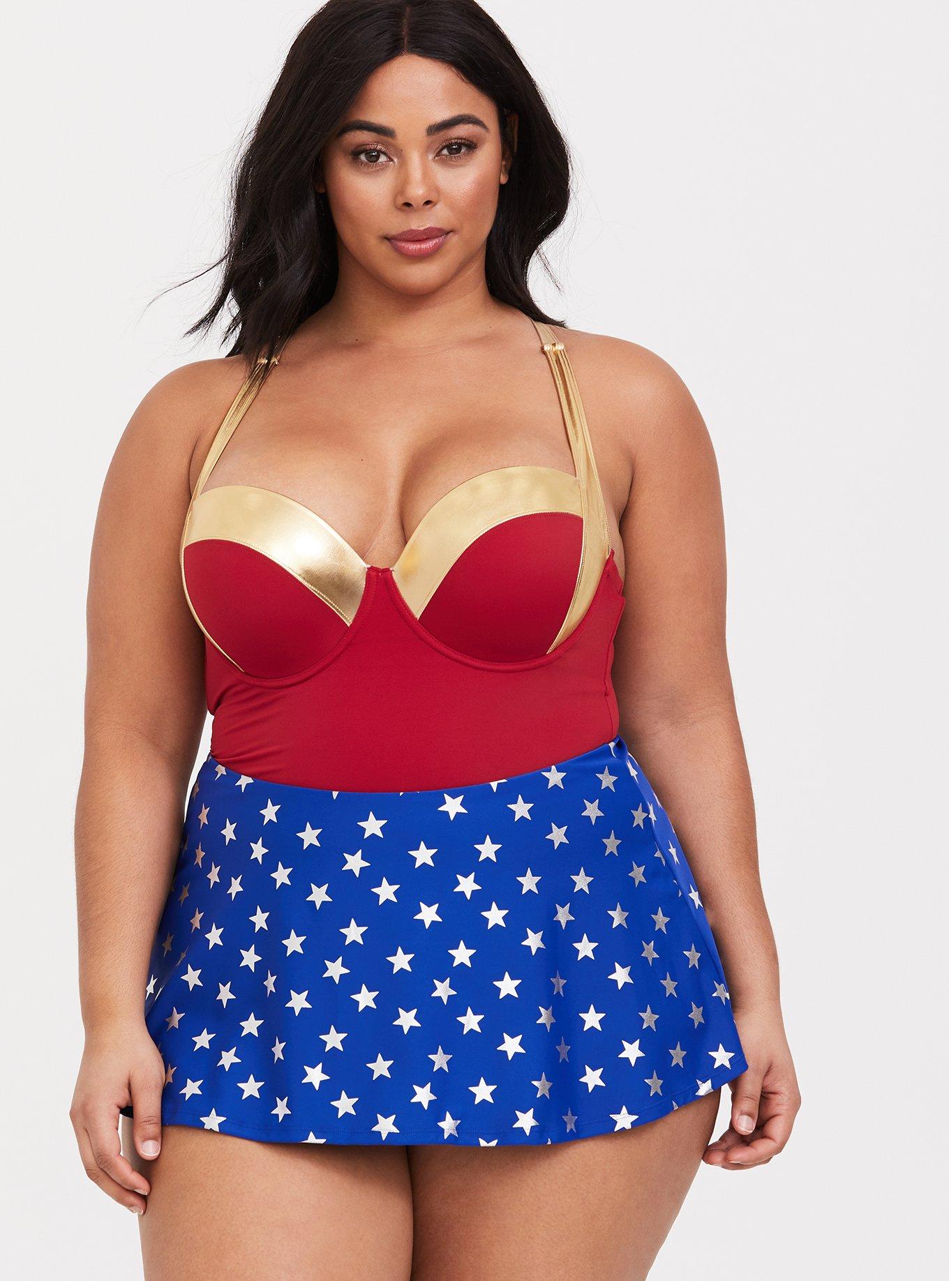 Wonder Woman Sheer Bikini Set -  Israel