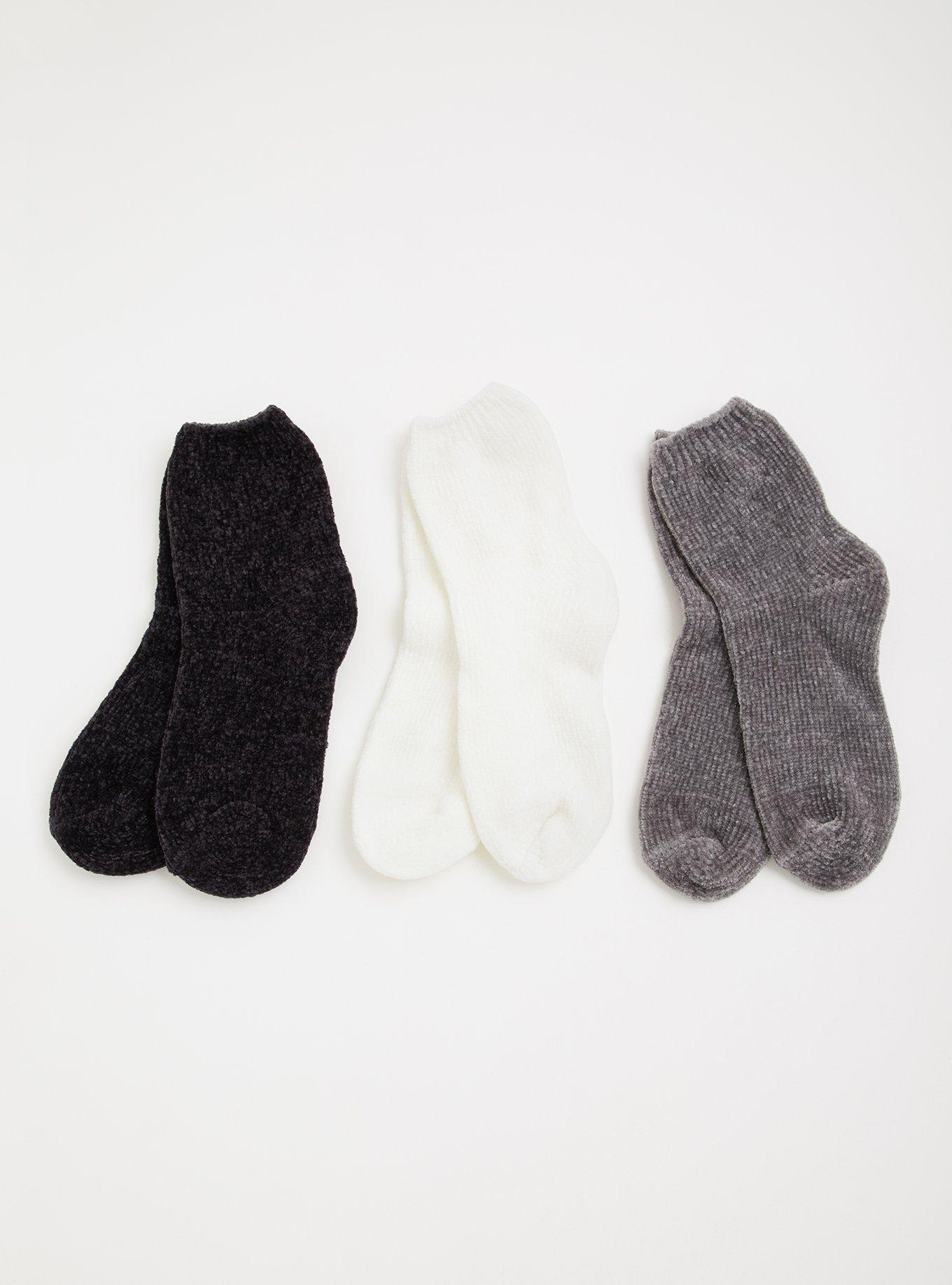 Chenille Socks - Pack of 3, MULTI, alternate