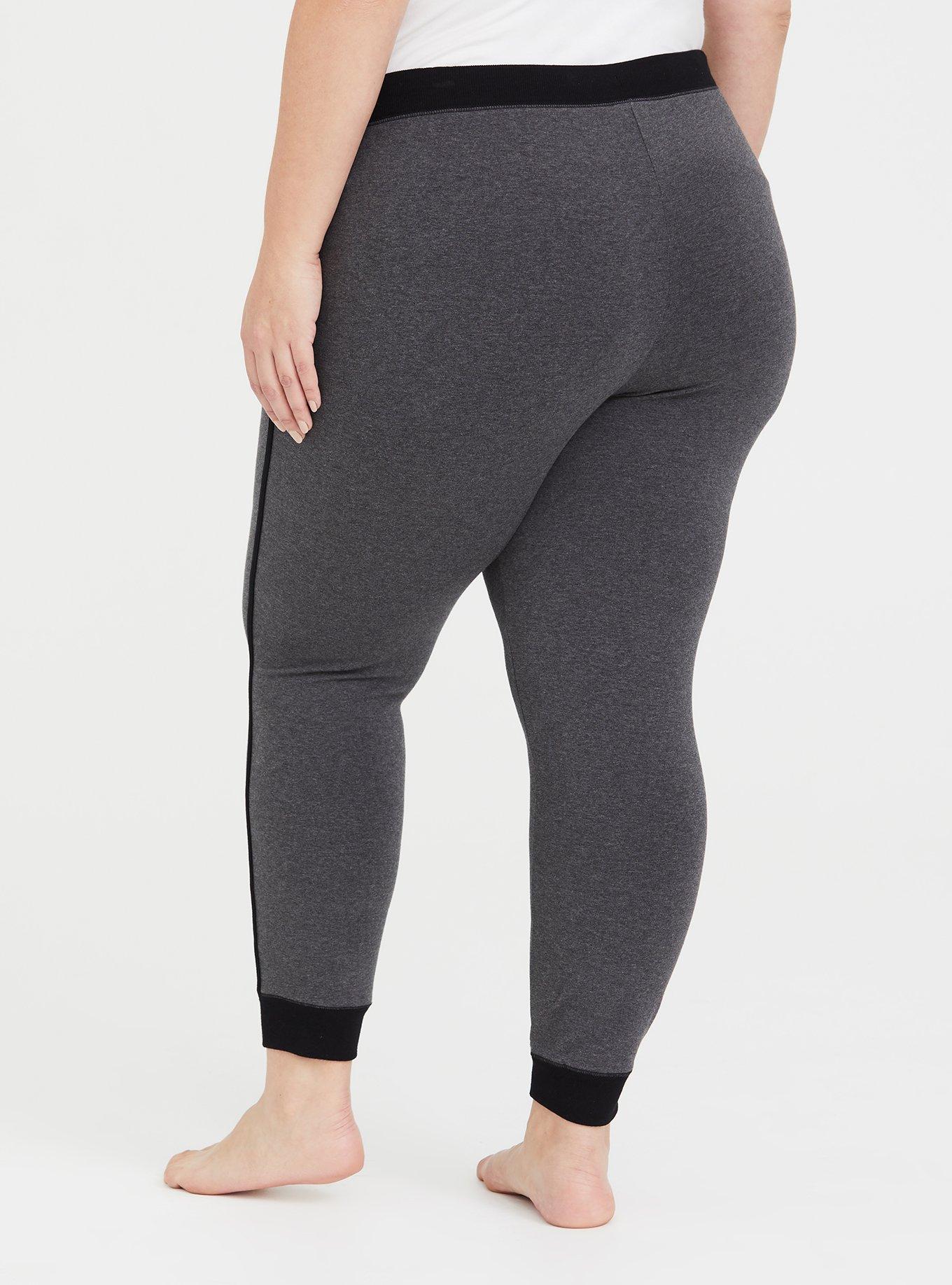 Plus Size Her Universe Captain Marvel Sleep Jogger, DARK GRAY, alternate