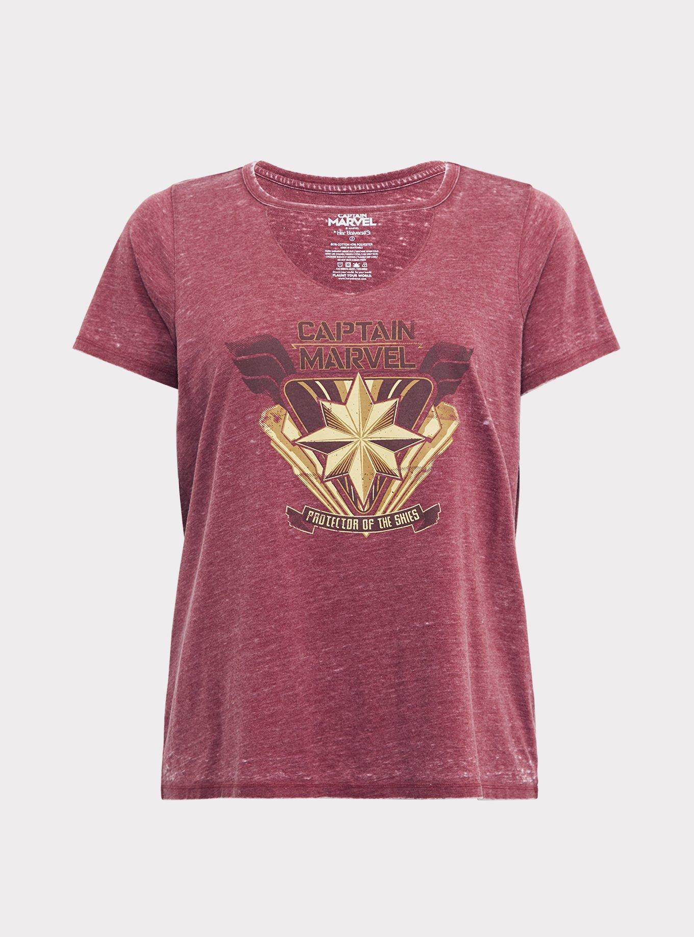 Her Universe Captain Marvel Choker Top, , hi-res