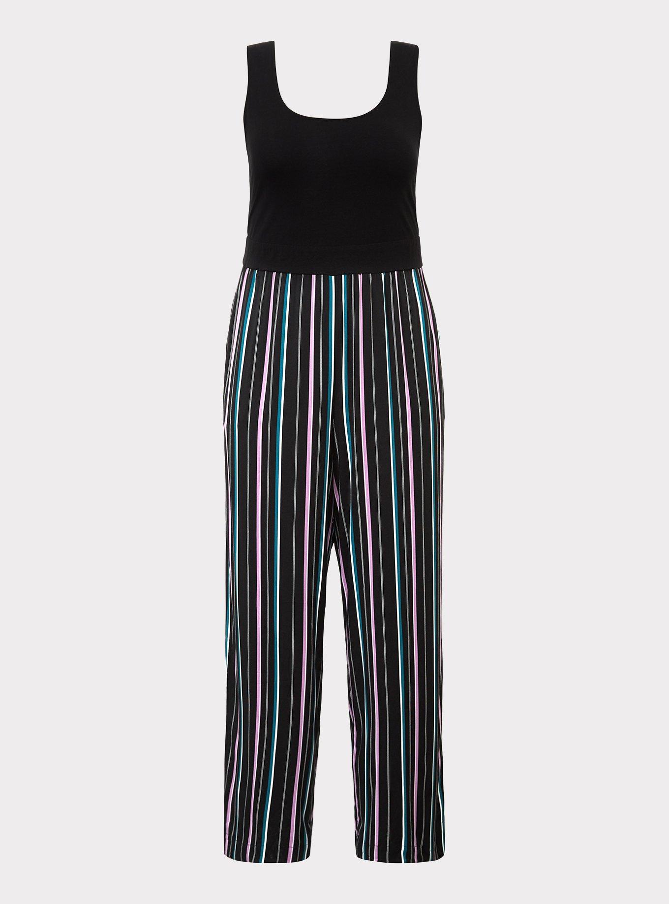 Challis Jumpsuit, ELEGANT STRIPE, hi-res