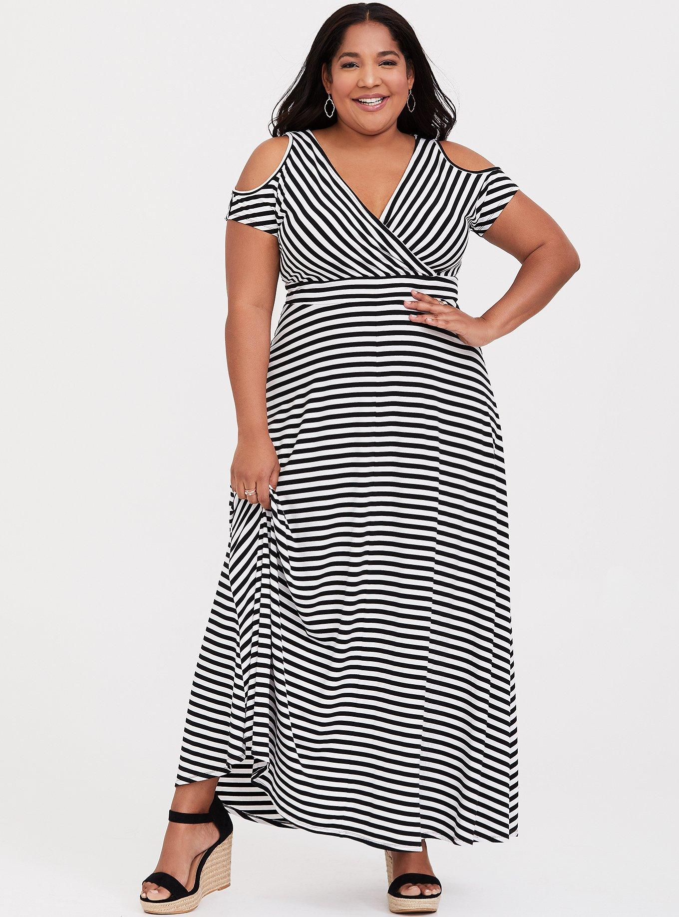 Torrid black clearance cold shoulder dress