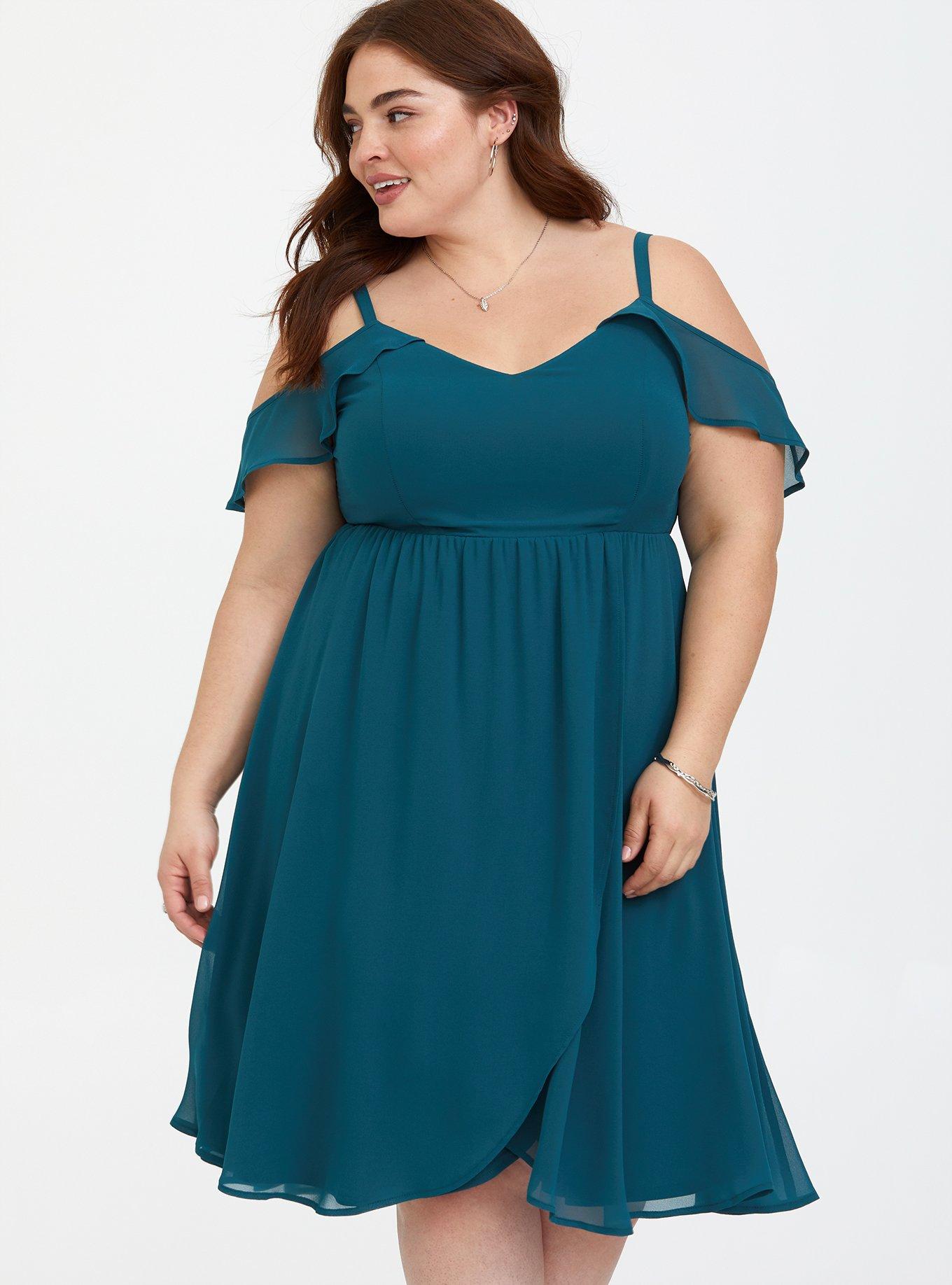 Torrid teal clearance dress