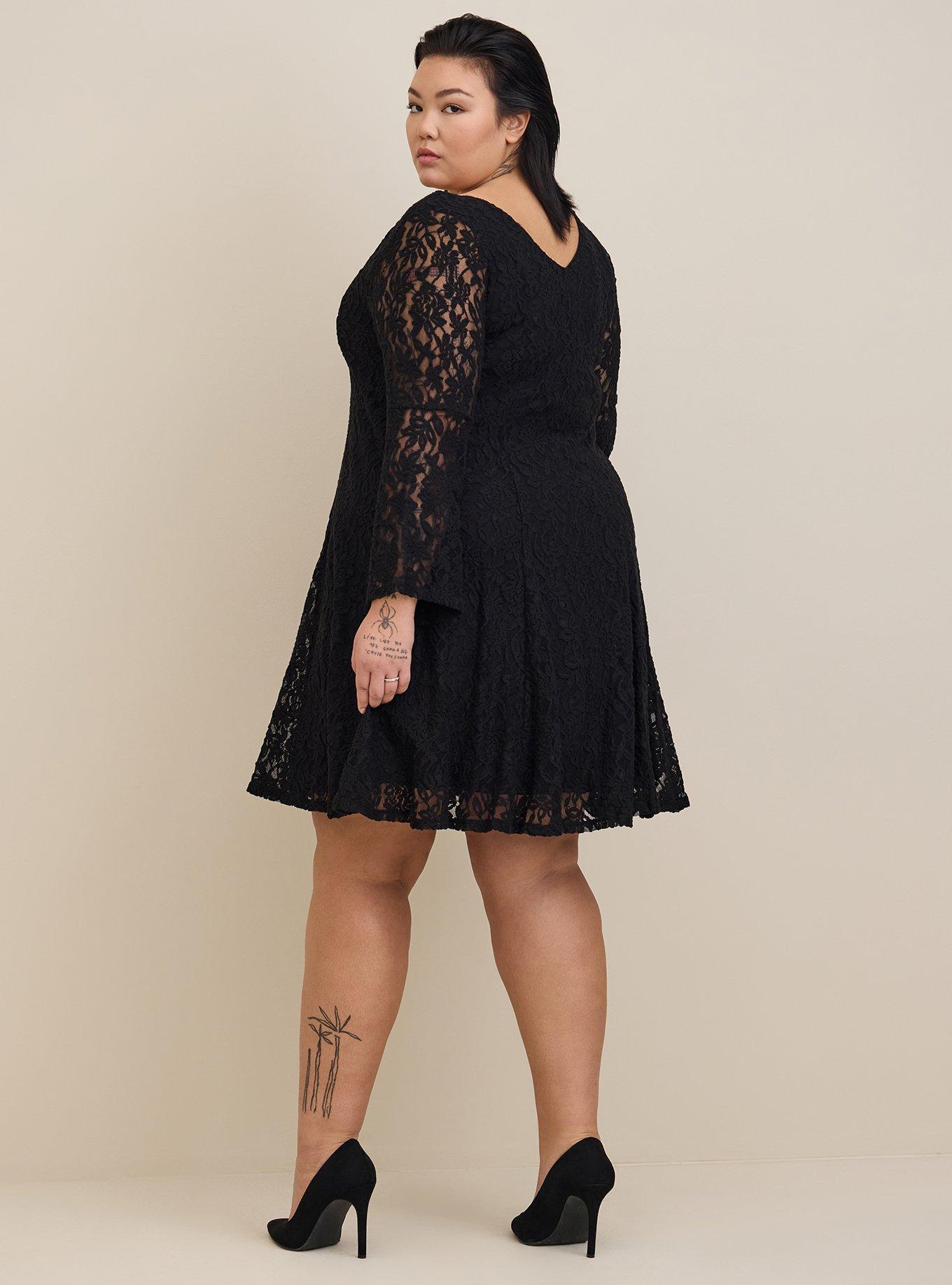 Torrid little shop black dress