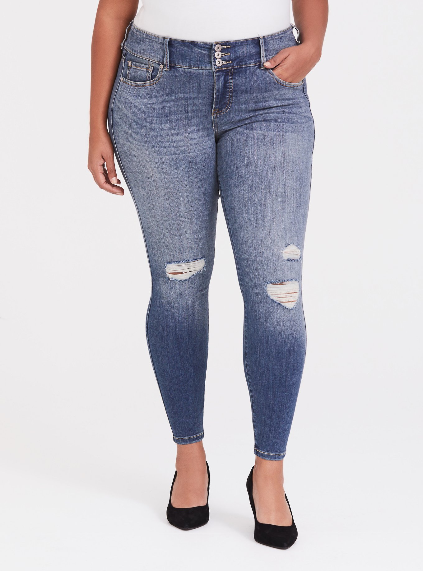 Plus Size - Jegging Skinny Premium Stretch High-Rise Jean - Torrid