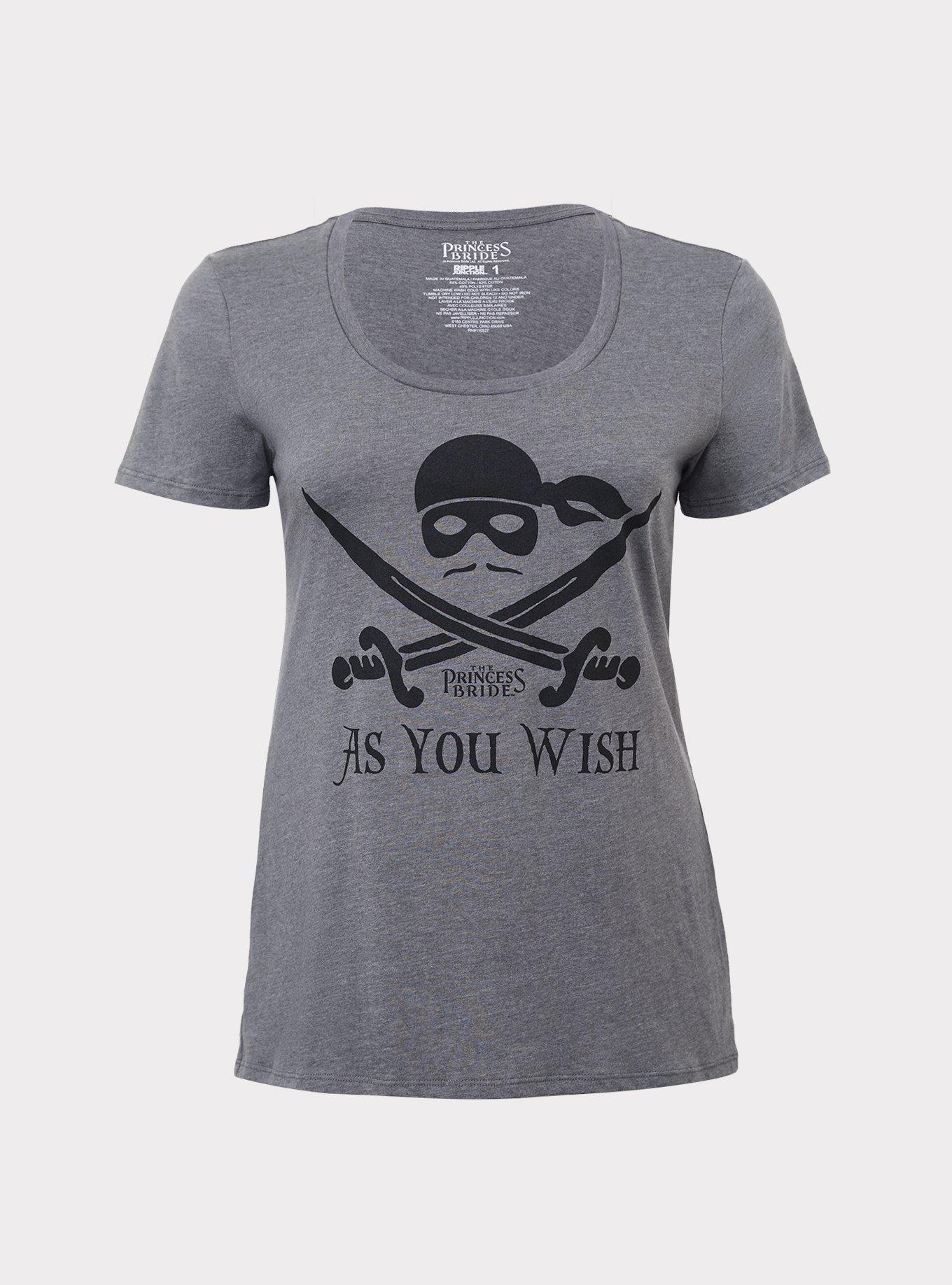 Princess Bride Dark Grey Classic Fit Crew Tee, MEDIUM HEATHER GREY, hi-res