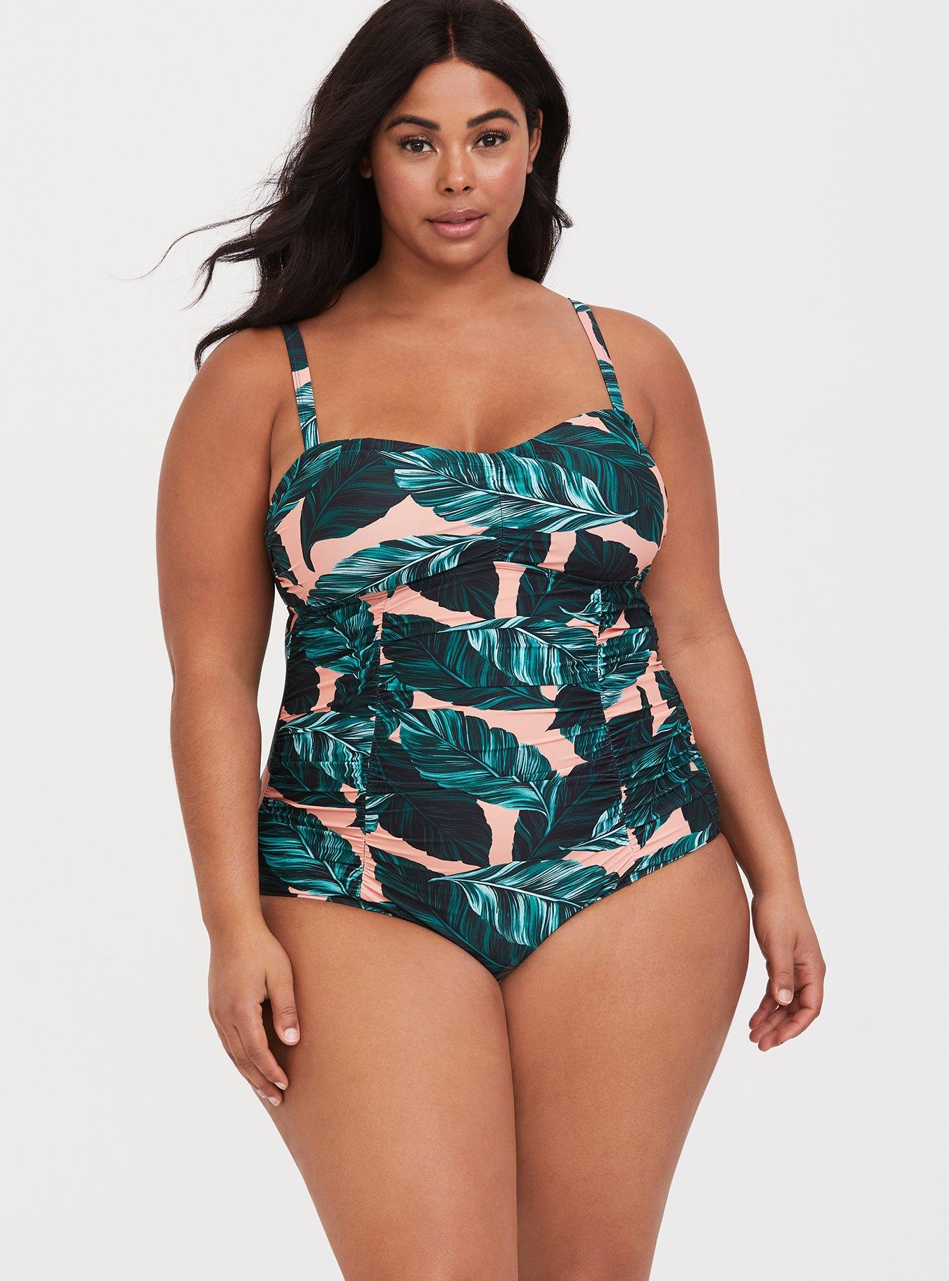 Boardwalk Bombshell One Piece - Blue Palm in 2023