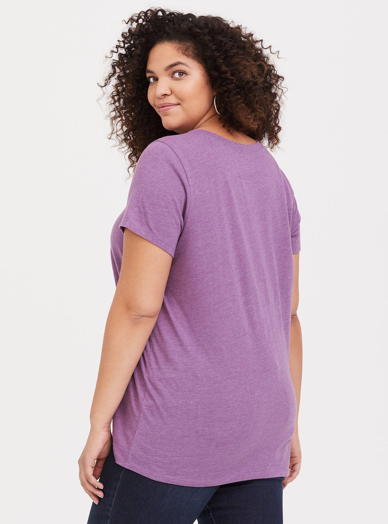 Don't Rush Me Lavender Purple Slim Fit Crew Tee, PURPLE ASPARAGUS, alternate