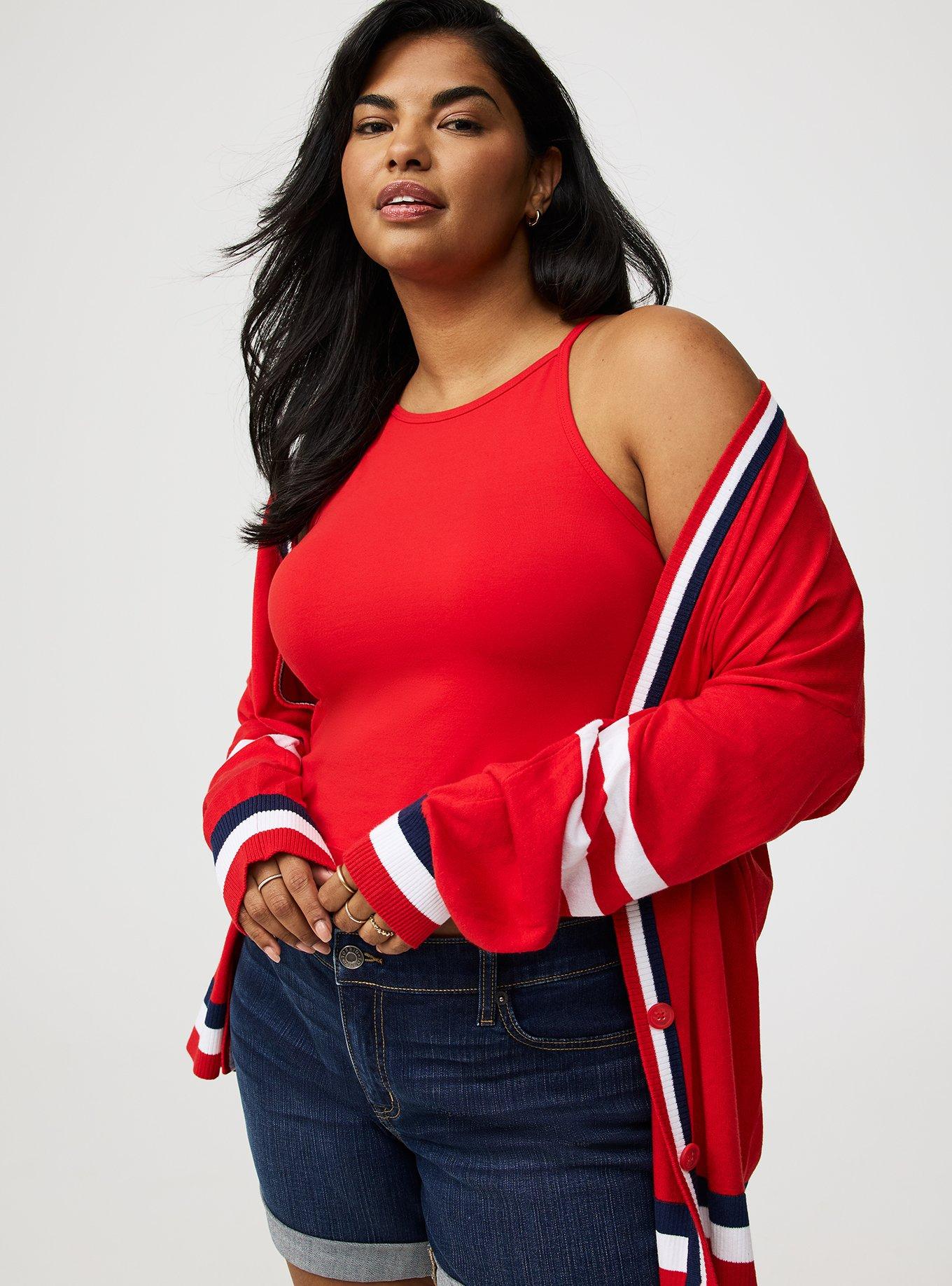 Foxy High Neck Crop Top